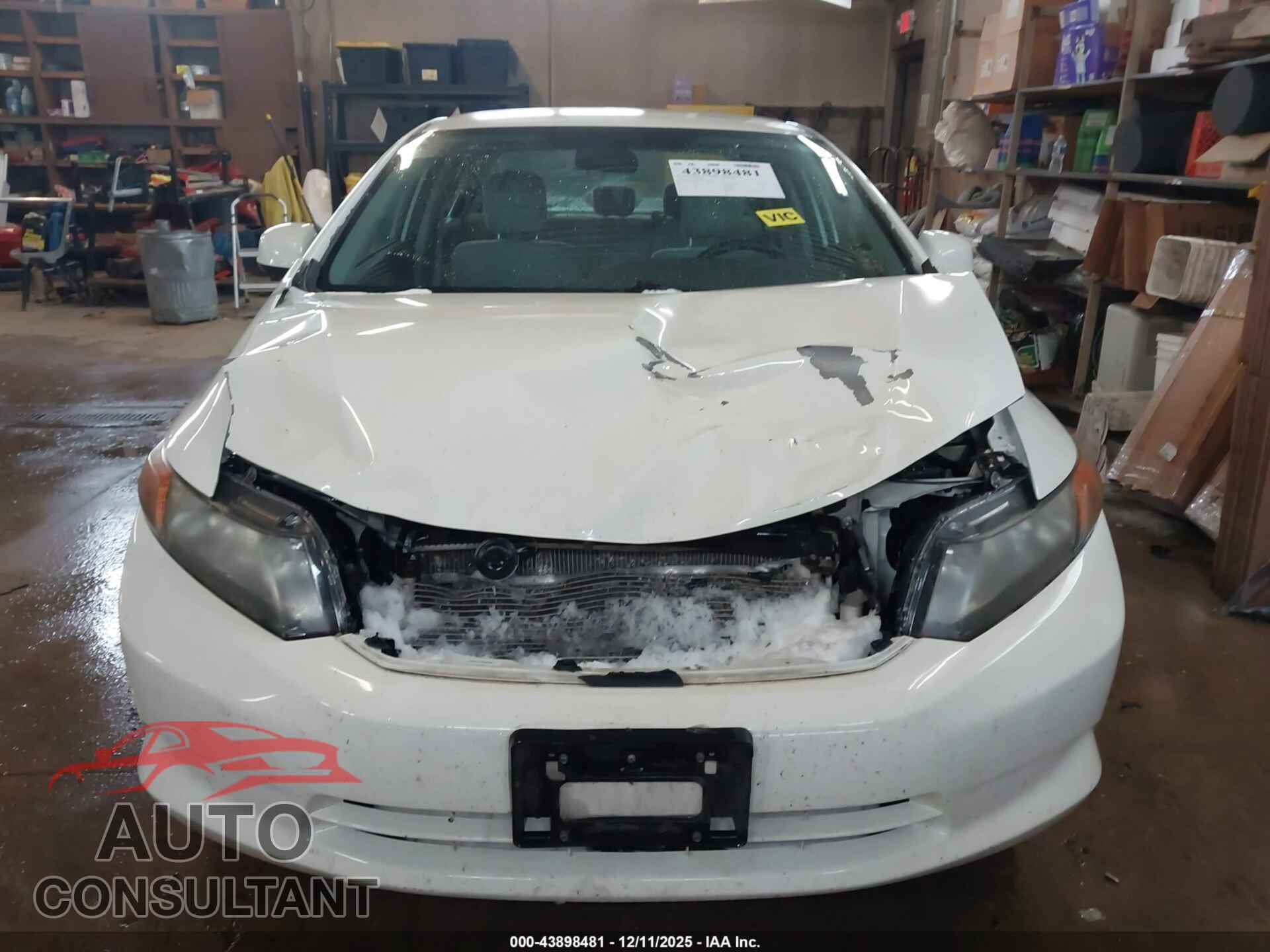 HONDA CIVIC 2012 - 19XFB2F55CE044008