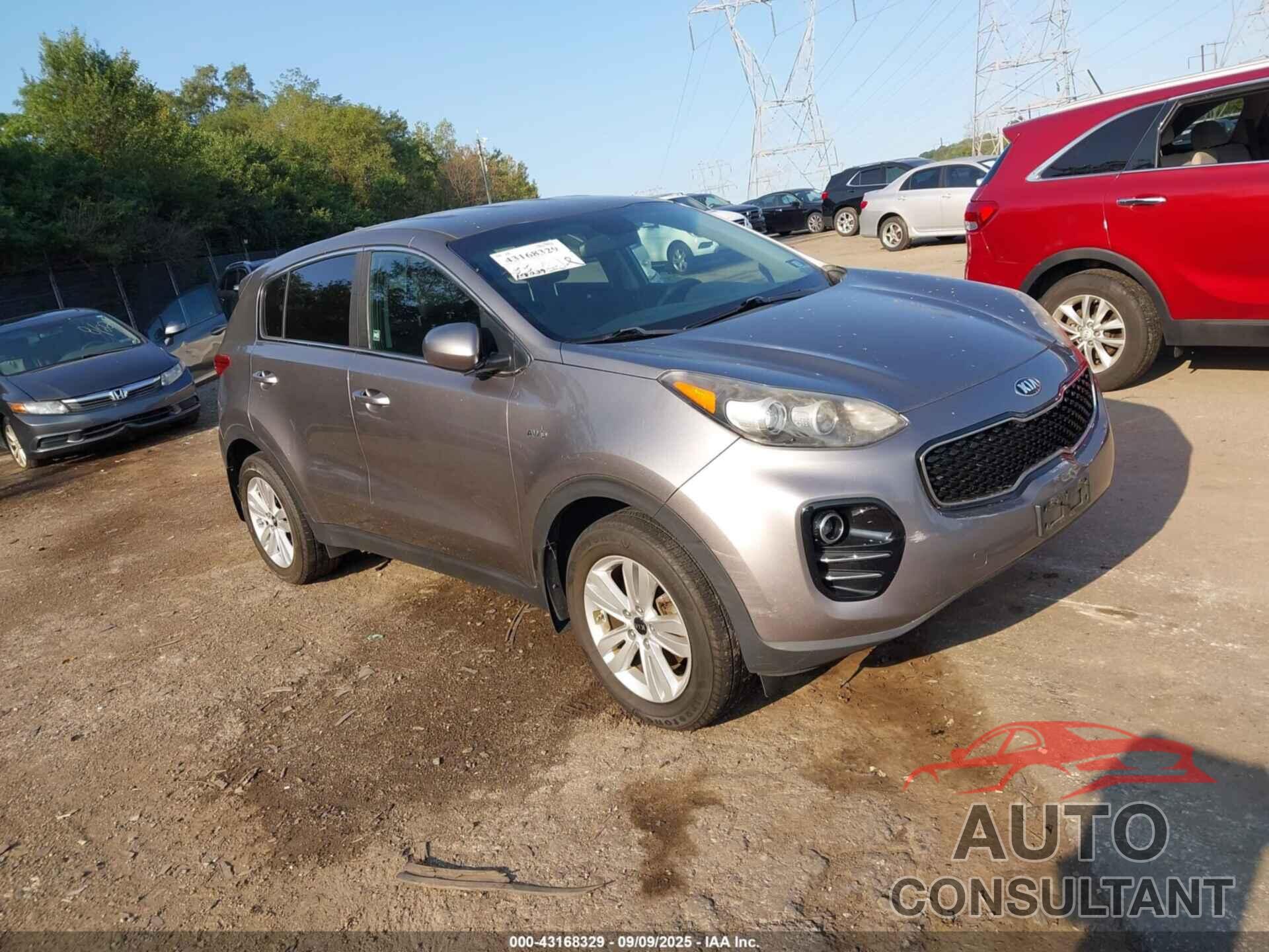 KIA SPORTAGE 2017 - KNDPMCAC4H7299380
