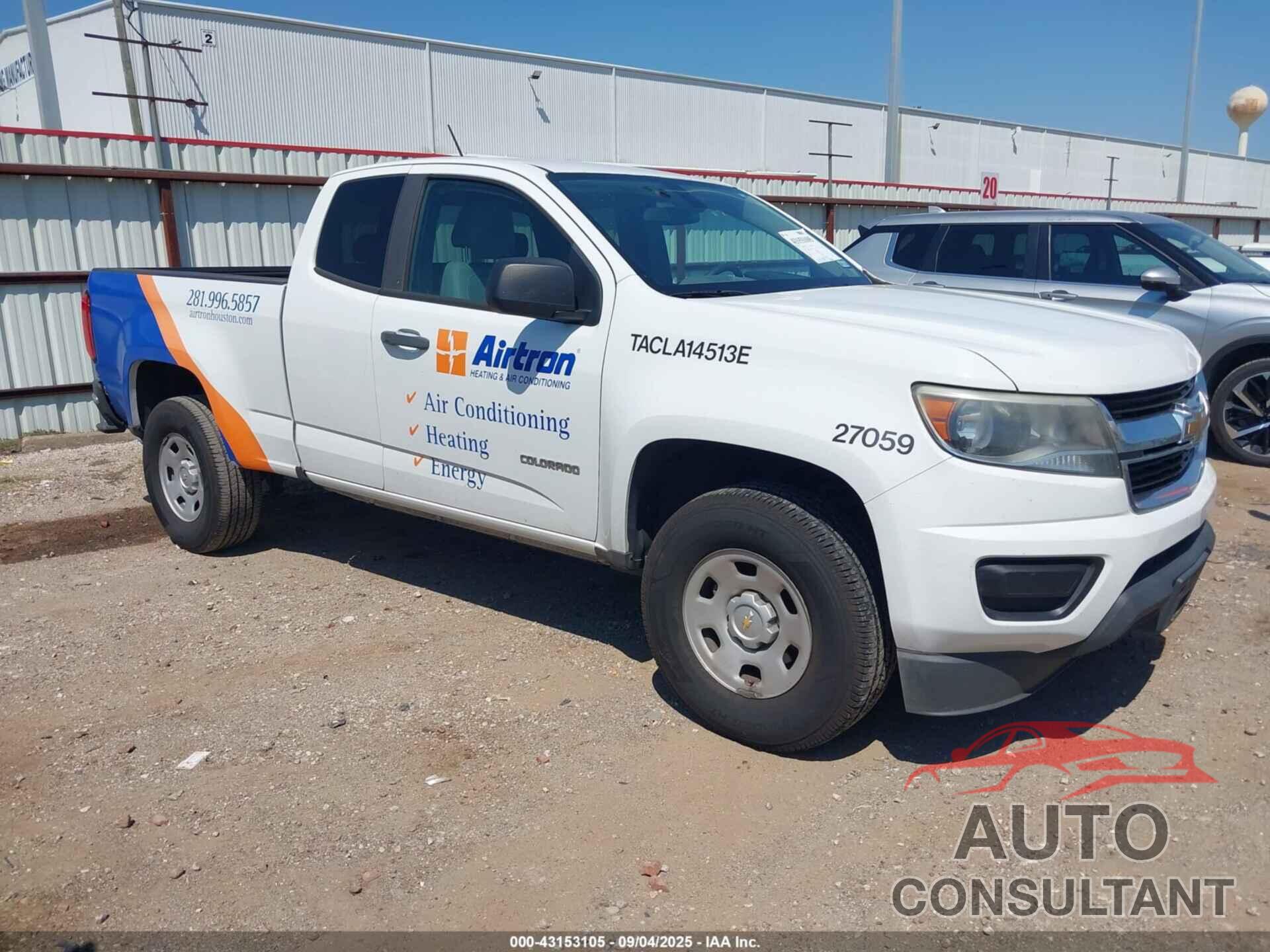 CHEVROLET COLORADO 2019 - 1GCHSBEA9K1321980