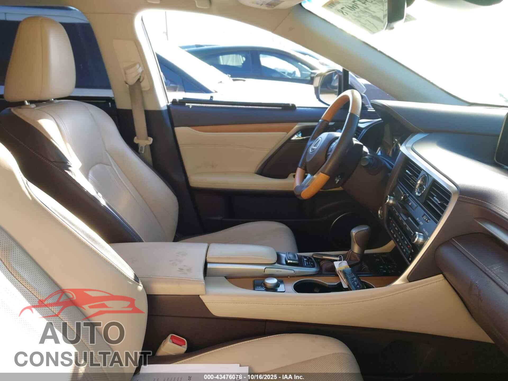 LEXUS RX 350 2017 - 2T2ZZMCA7HC054109
