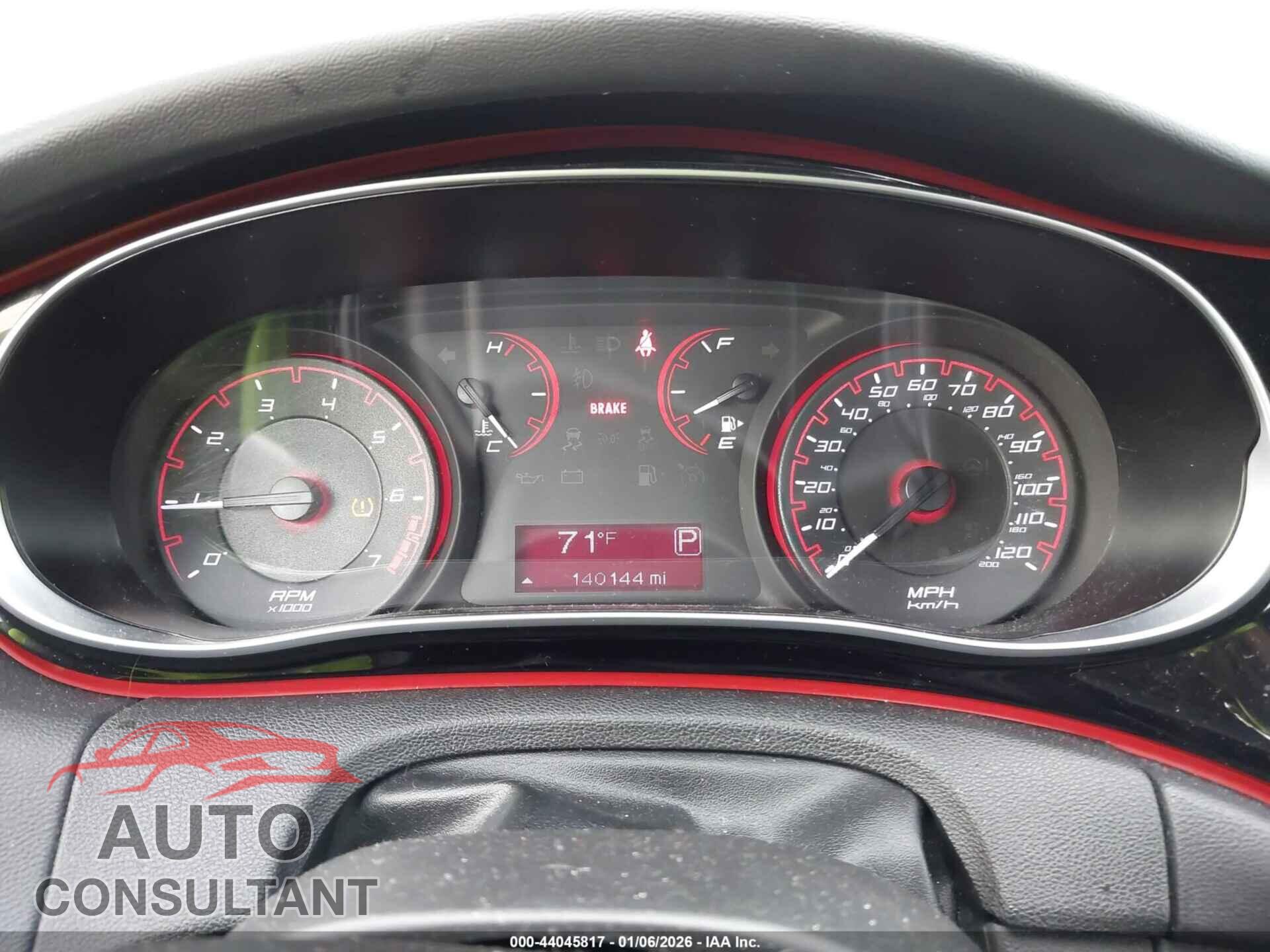 DODGE DART 2015 - 1C3CDFBB3FD433434