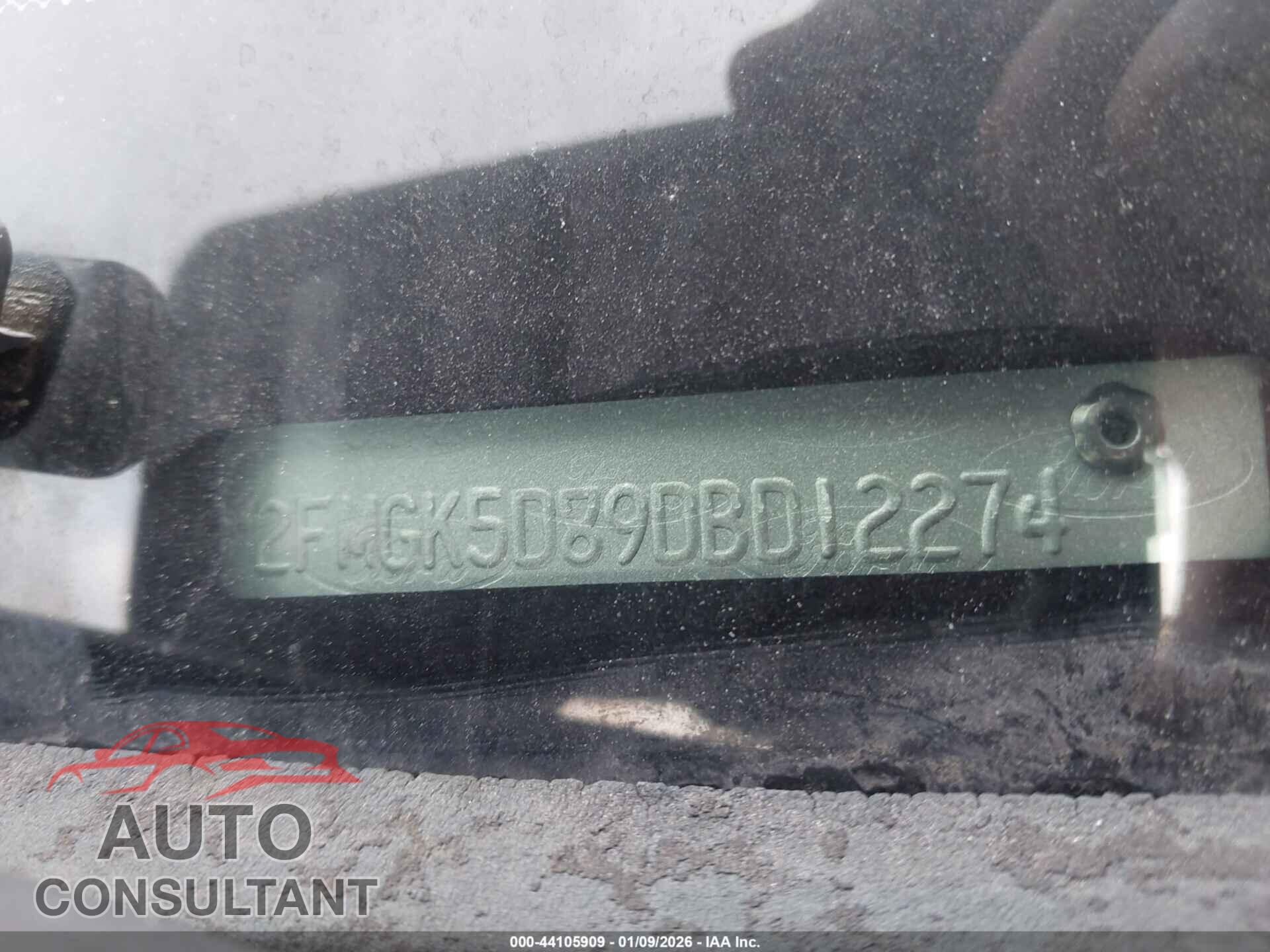 FORD FLEX 2013 - 2FMGK5D89DBD12274