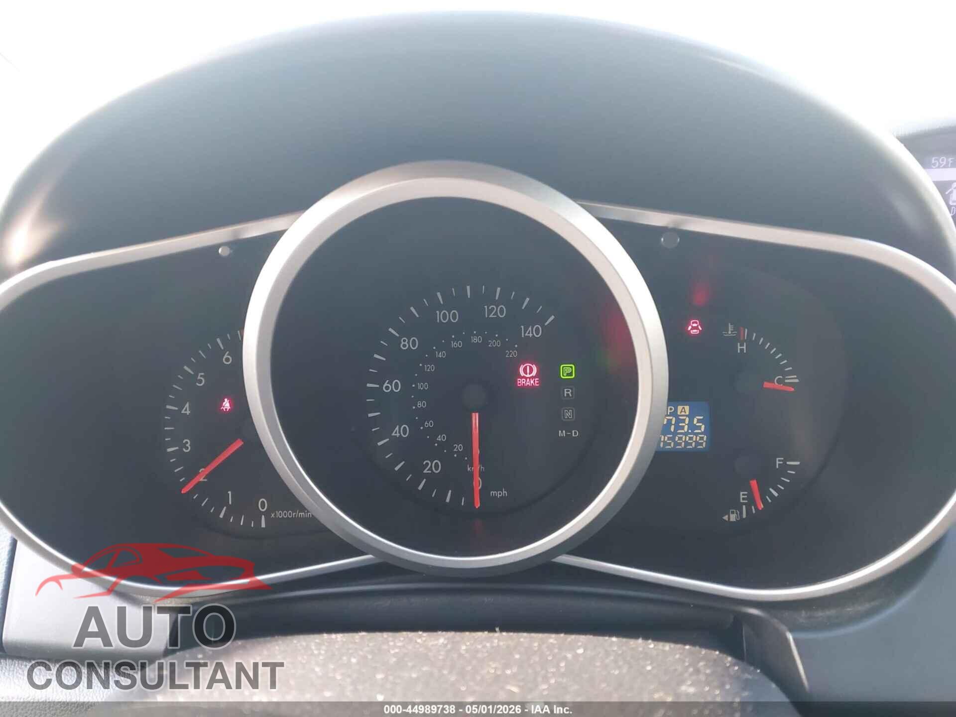 MAZDA CX-7 2011 - JM3ER2C39B0362738