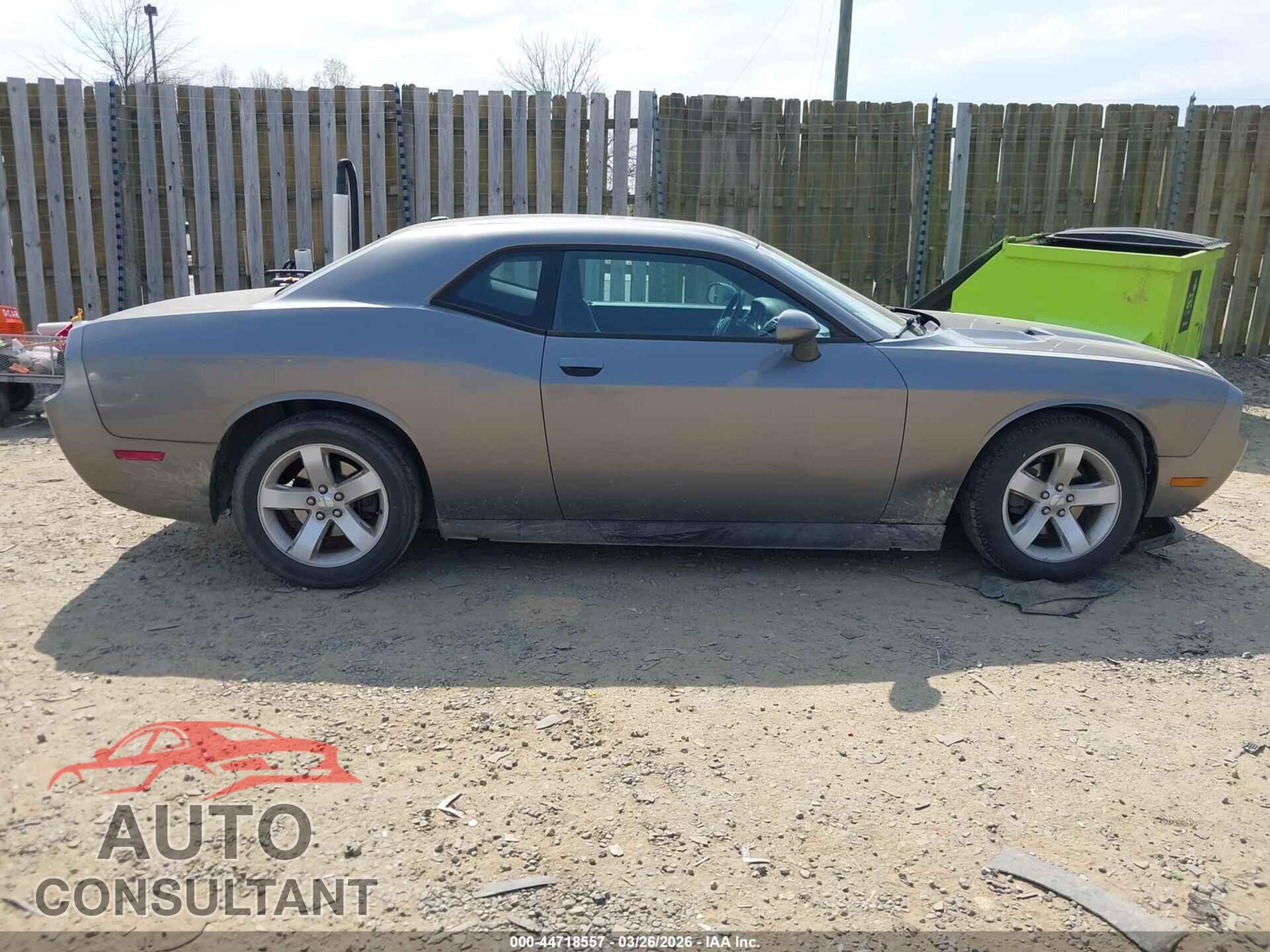 DODGE CHALLENGER 2012 - 2C3CDYAG7CH259553