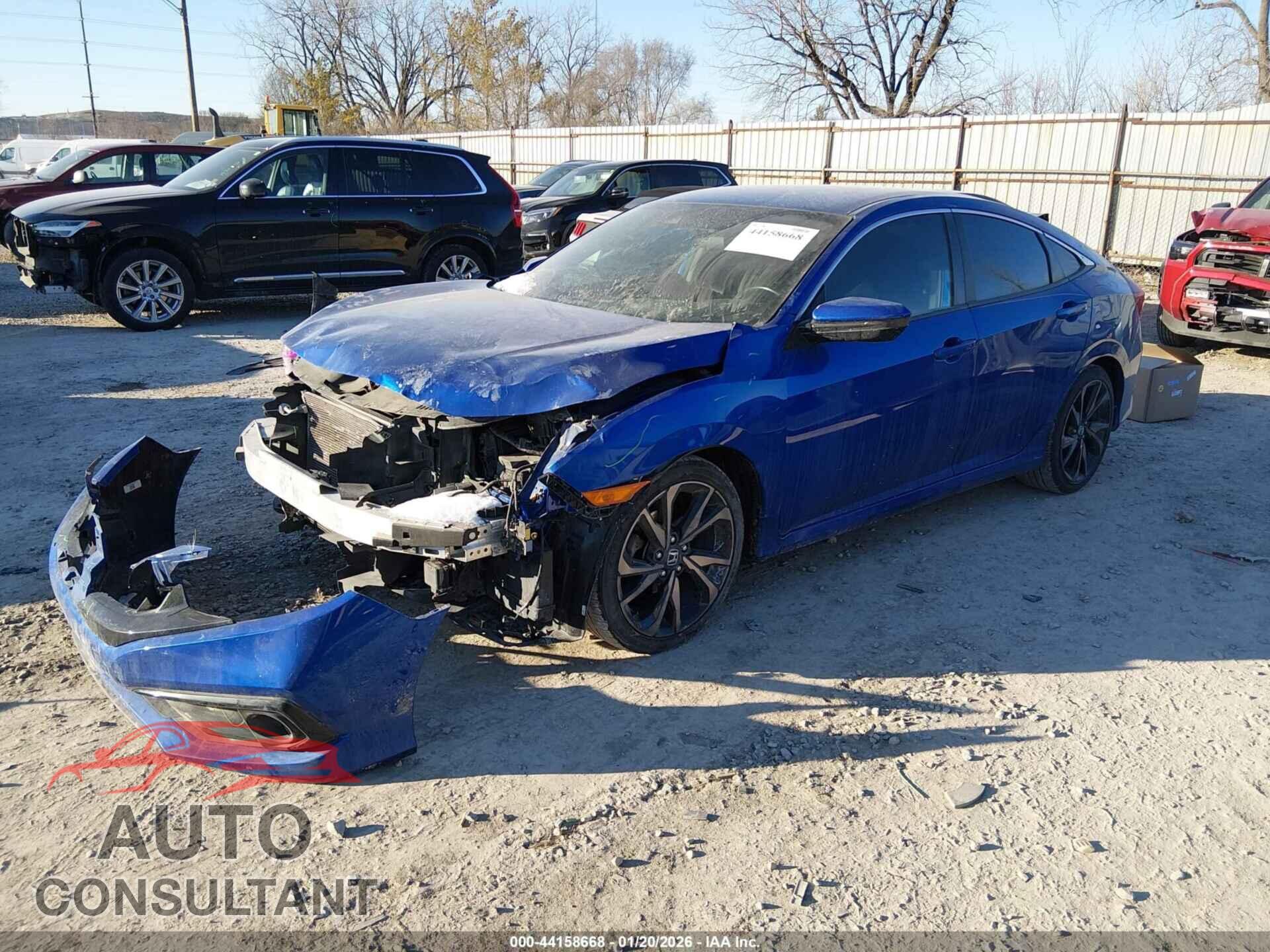 HONDA CIVIC 2019 - 2HGFC2F80KH548641