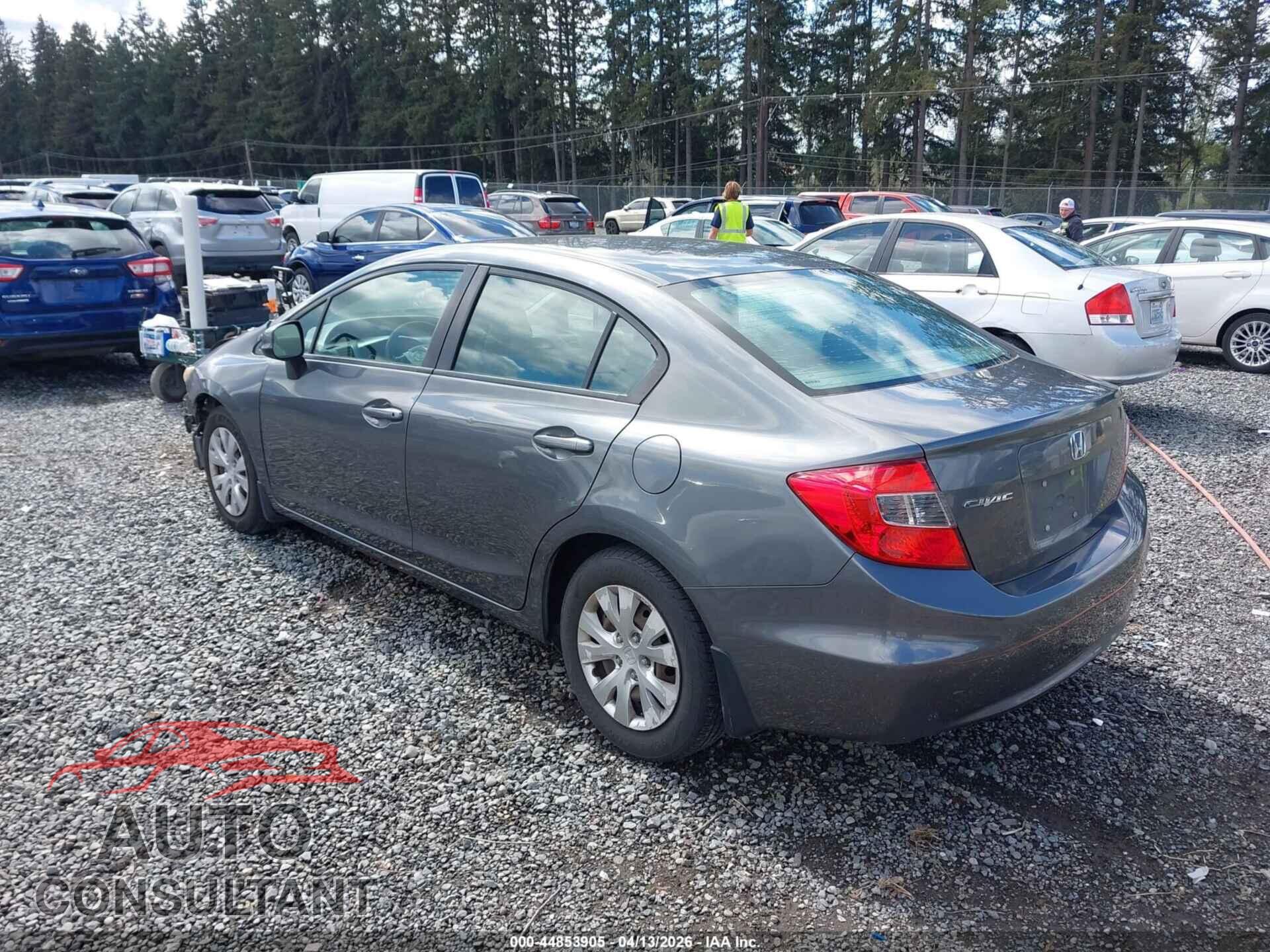 HONDA CIVIC 2012 - 19XFB2F58CE373236