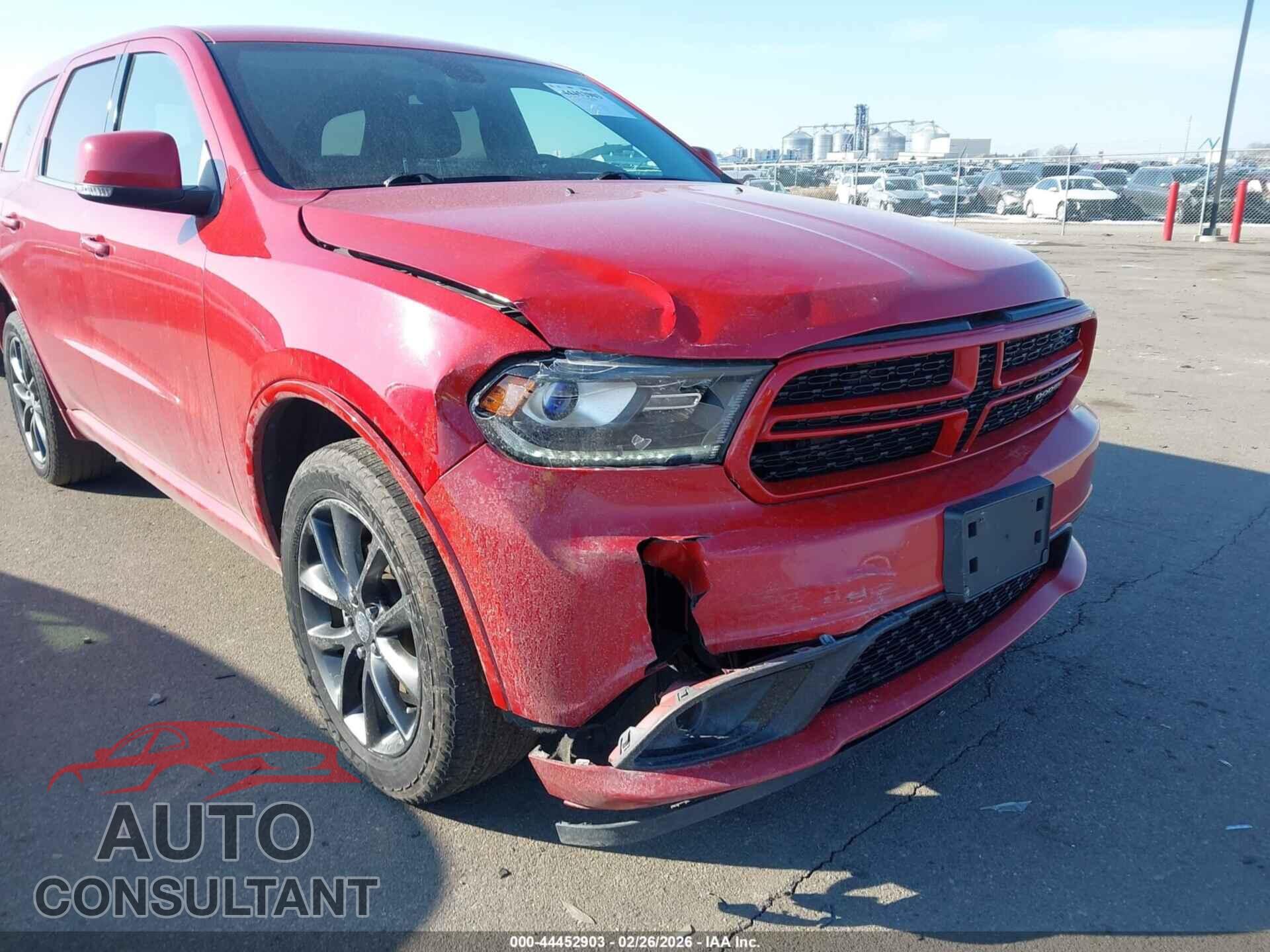 DODGE DURANGO 2018 - 1C4RDJDG3JC329560