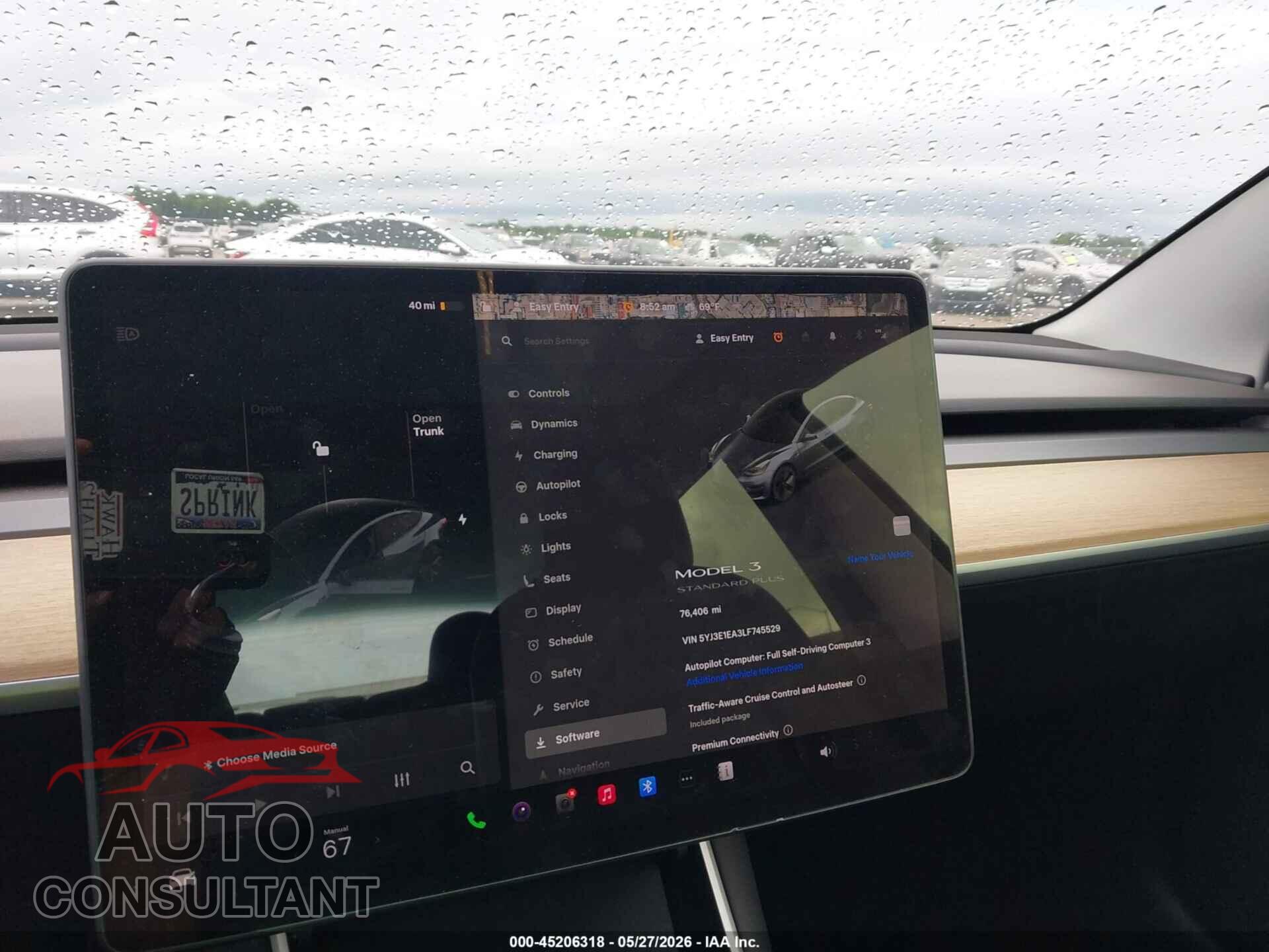 TESLA MODEL 3 2020 - 5YJ3E1EA3LF745529