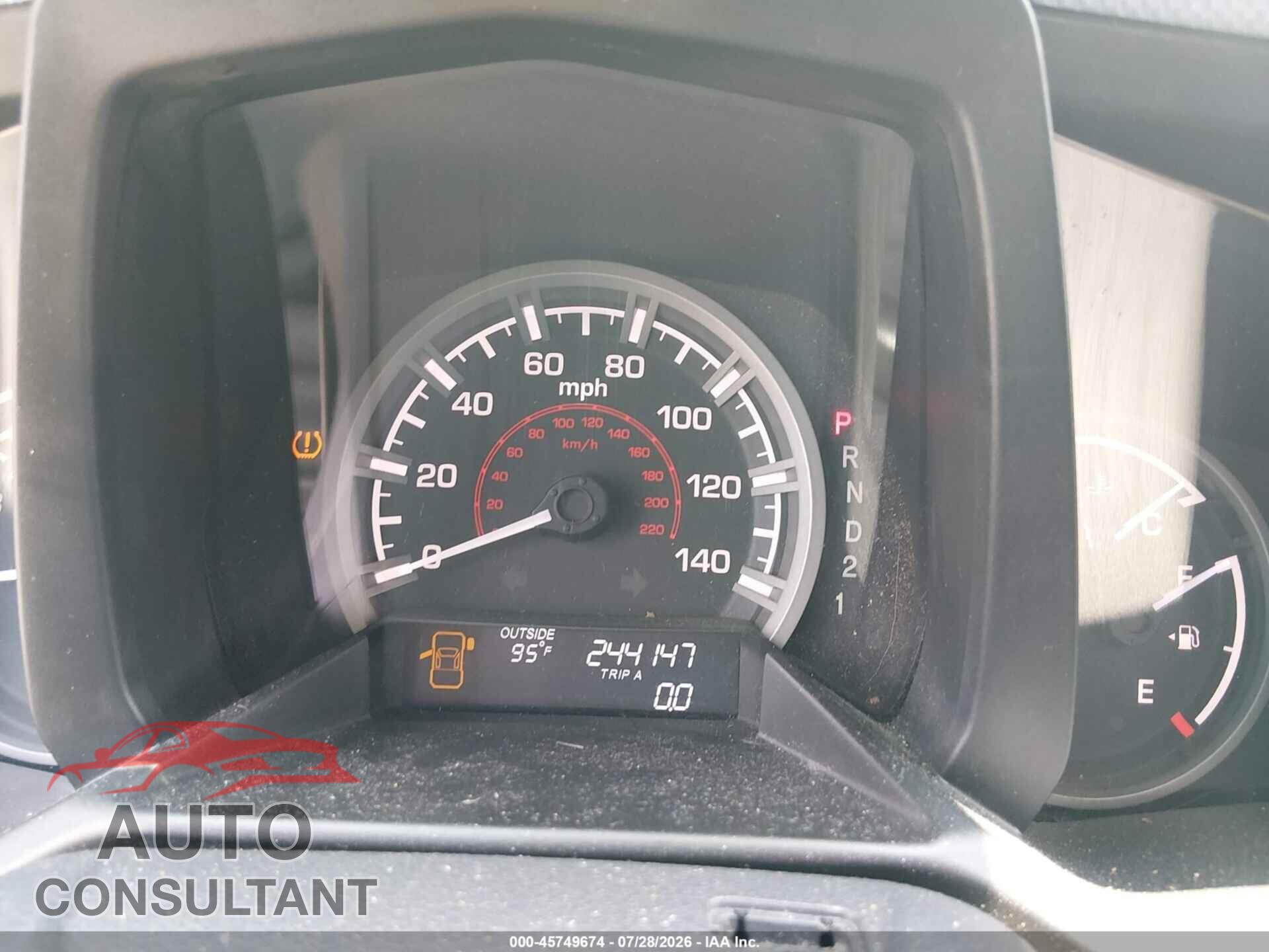 HONDA RIDGELINE 2013 - 5FPYK1F53DB002877