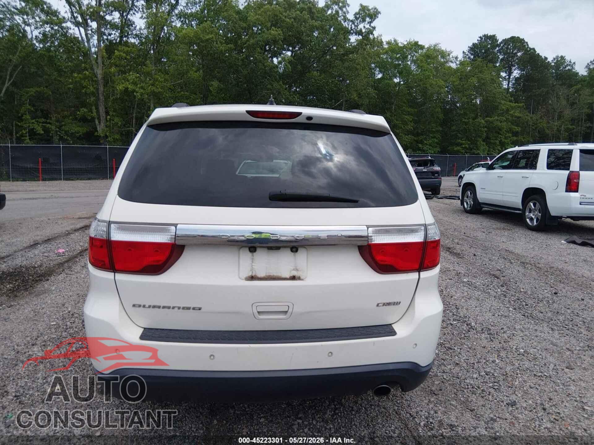 DODGE DURANGO 2011 - 1D4RD4GG0BC598455