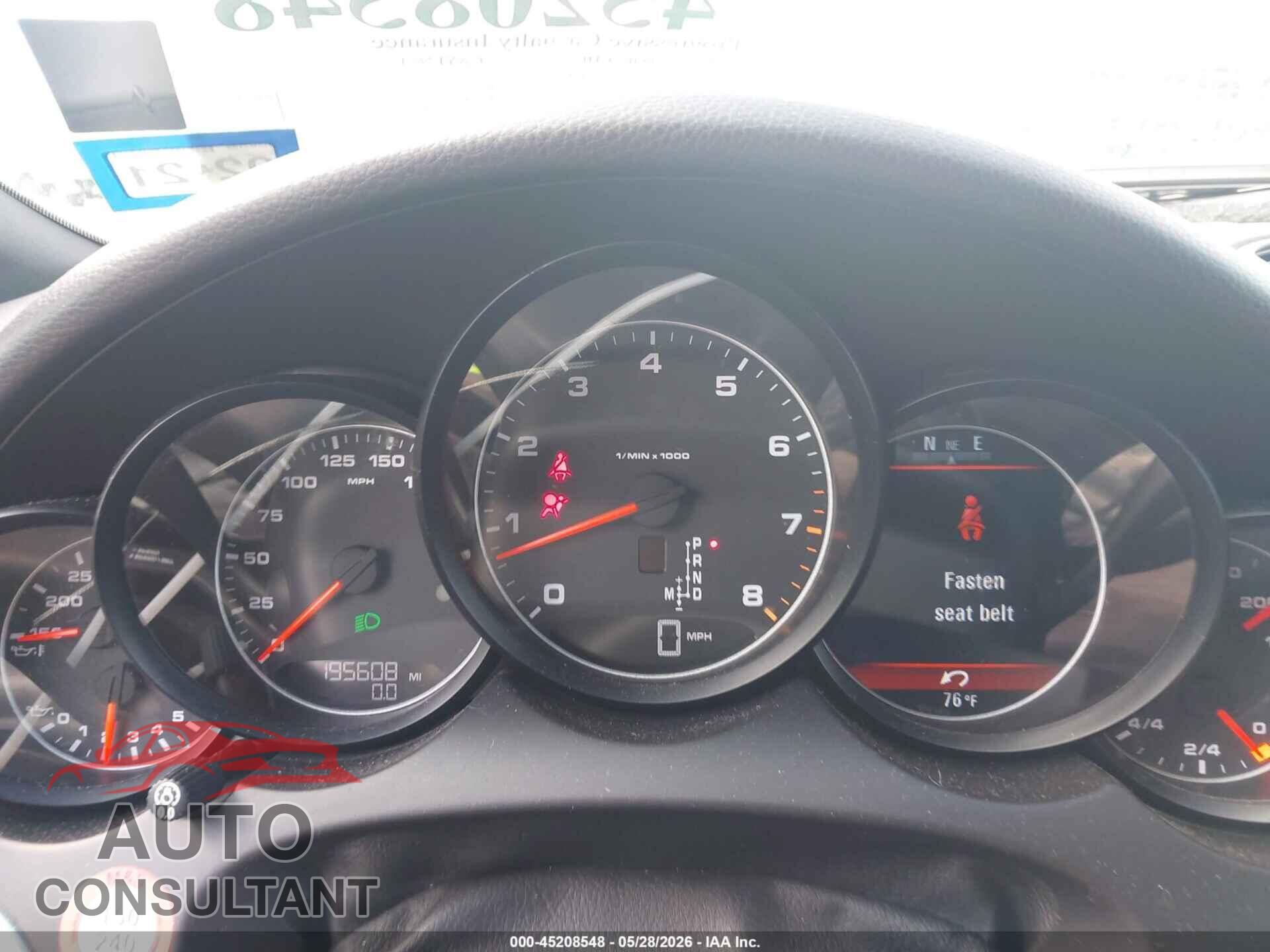 PORSCHE CAYENNE 2013 - WP1AA2A24DLA12474
