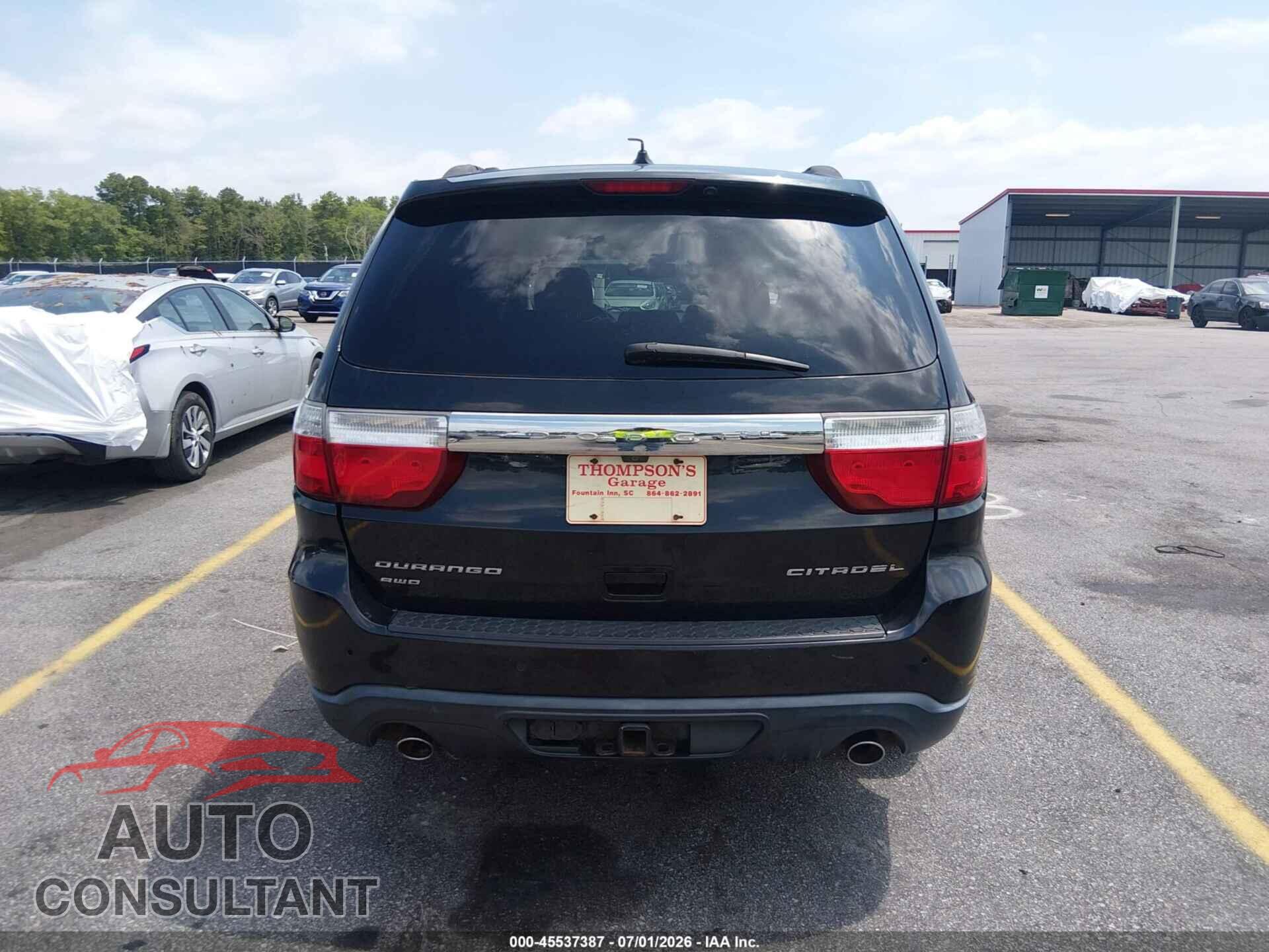 DODGE DURANGO 2011 - 1D4SE5GT0BC652029