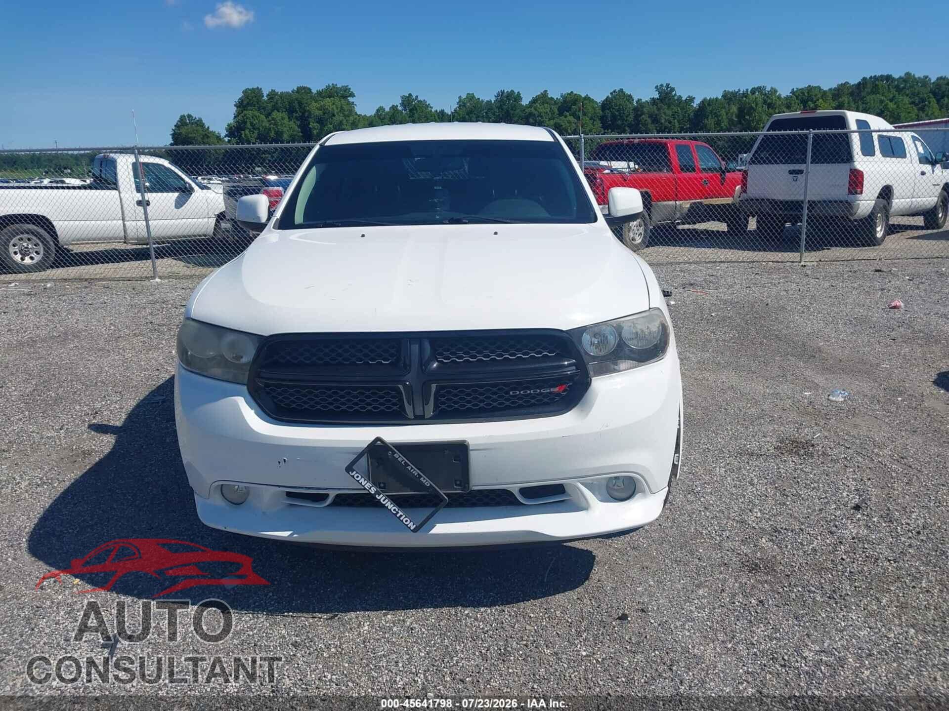 DODGE DURANGO 2013 - 1C4RDJAG7DC681601