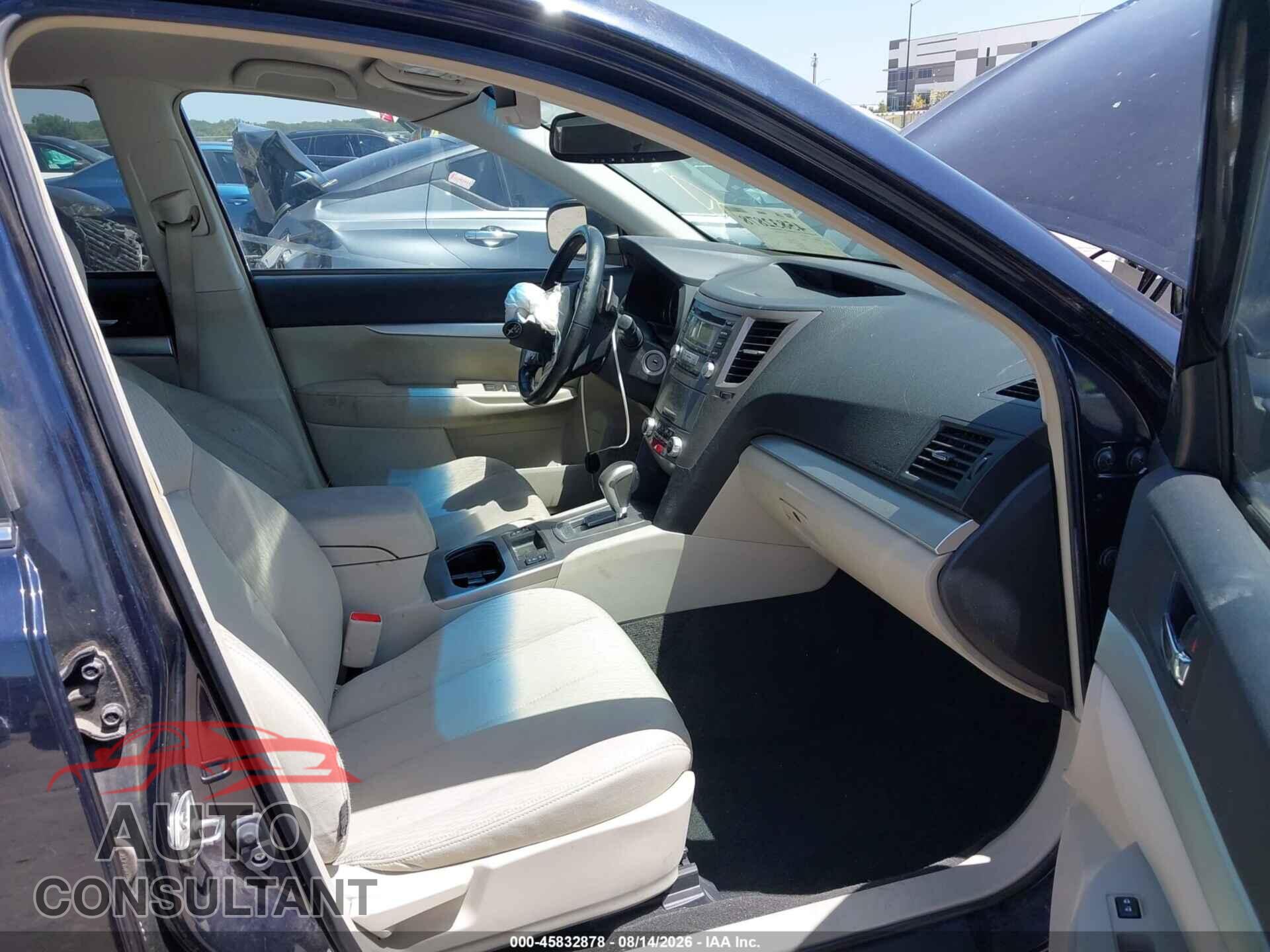 SUBARU OUTBACK 2012 - 4S4BRDCC4C2270252