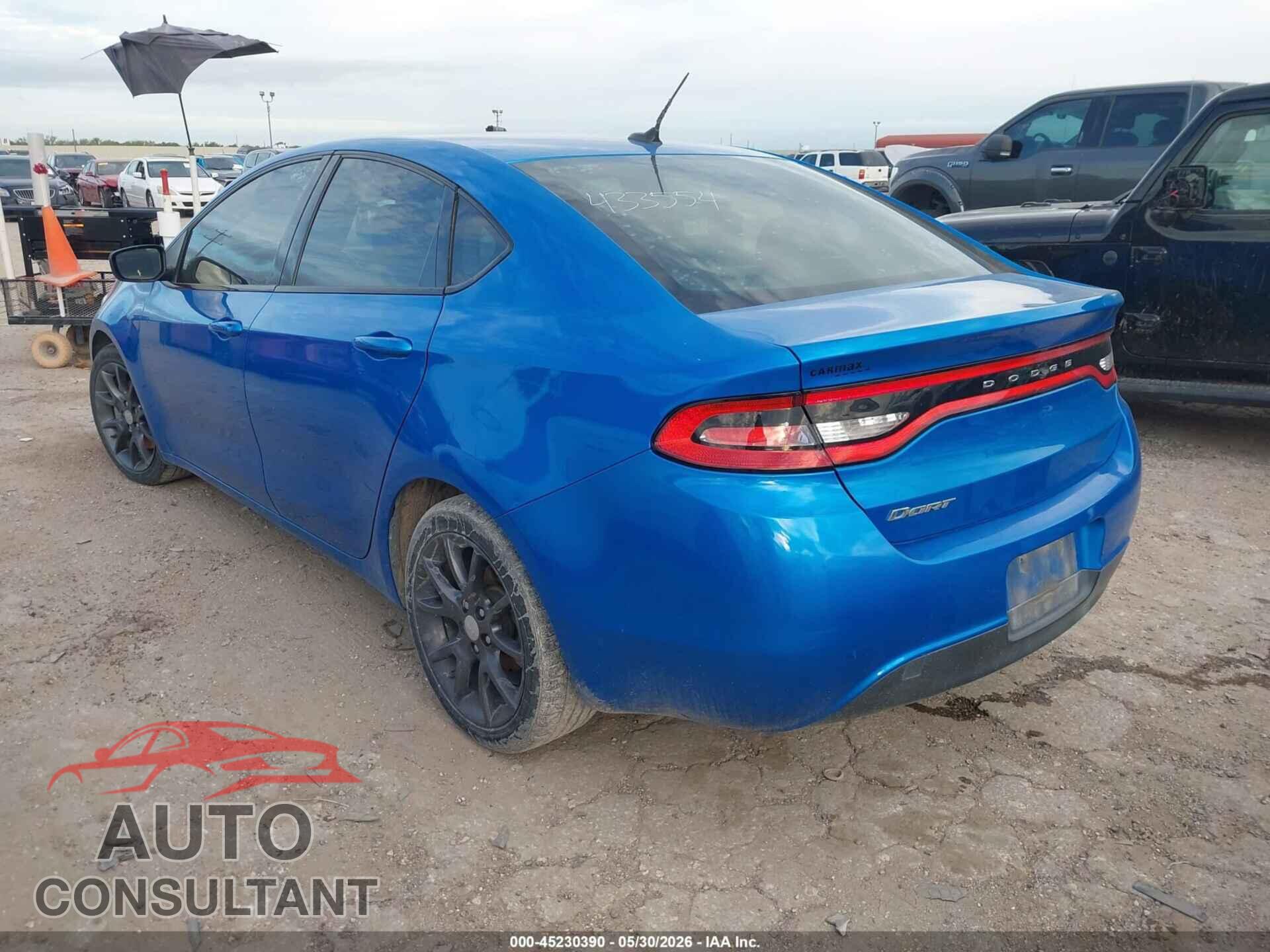 DODGE DART 2015 - 1C3CDFAA1FD433554