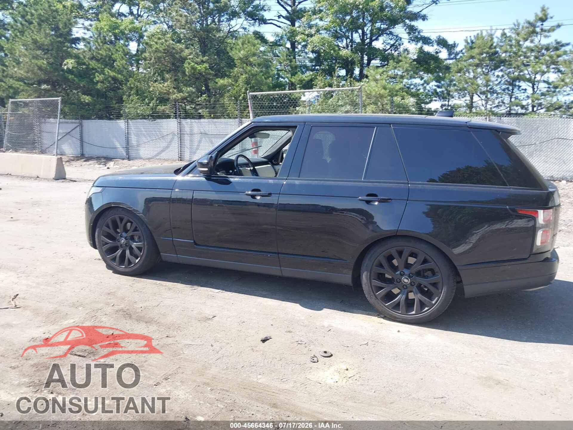 LAND ROVER RANGE ROVER 2018 - SALGS2REXJA388037