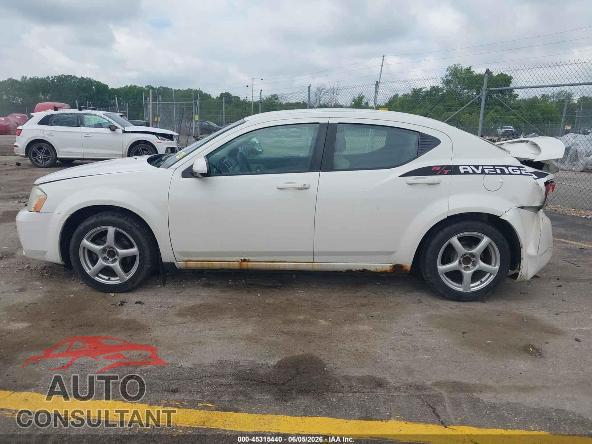 DODGE AVENGER 2010 - 1B3CC5FB8AN138658