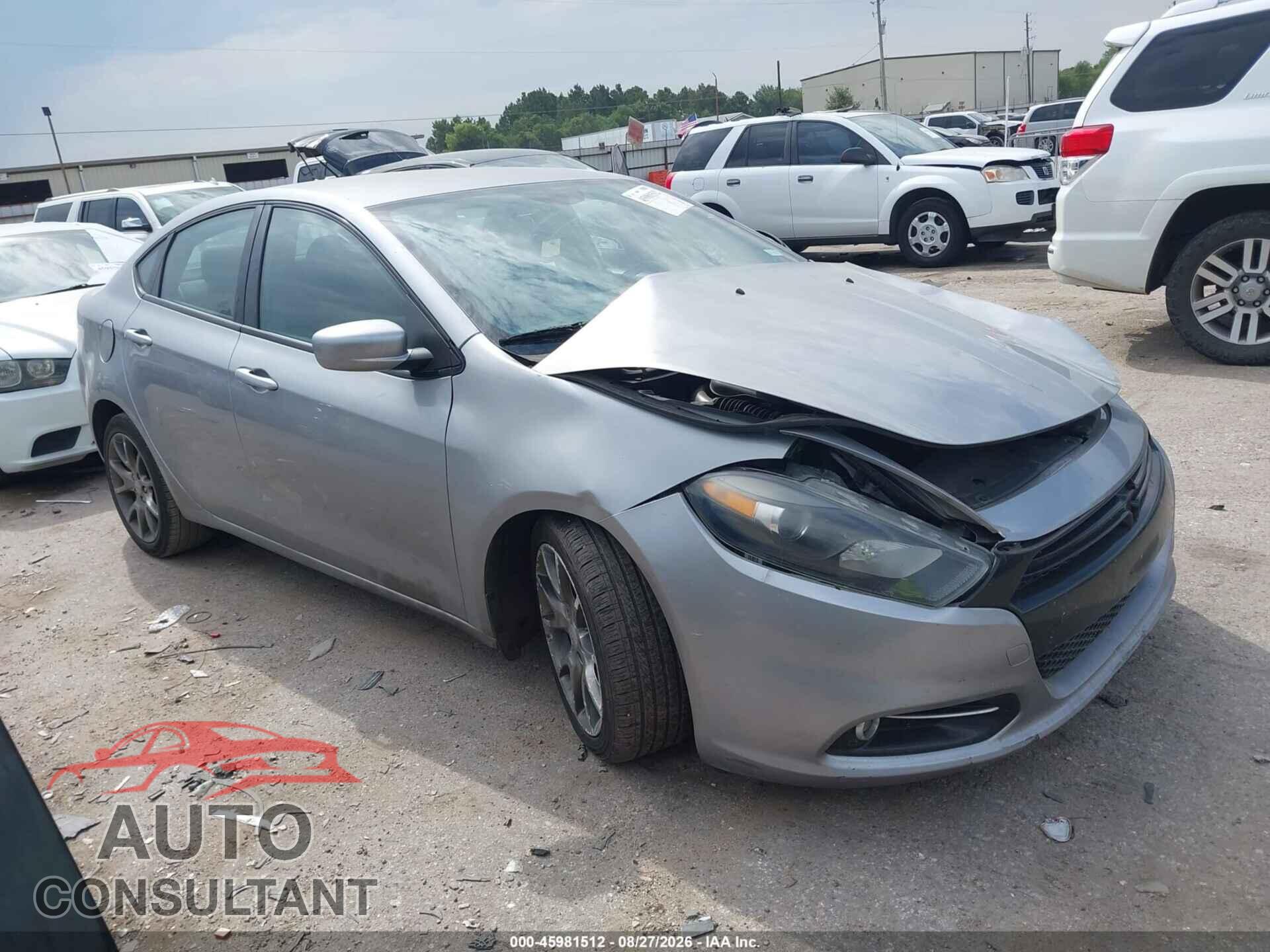 DODGE DART 2014 - 1C3CDFBB7ED851834