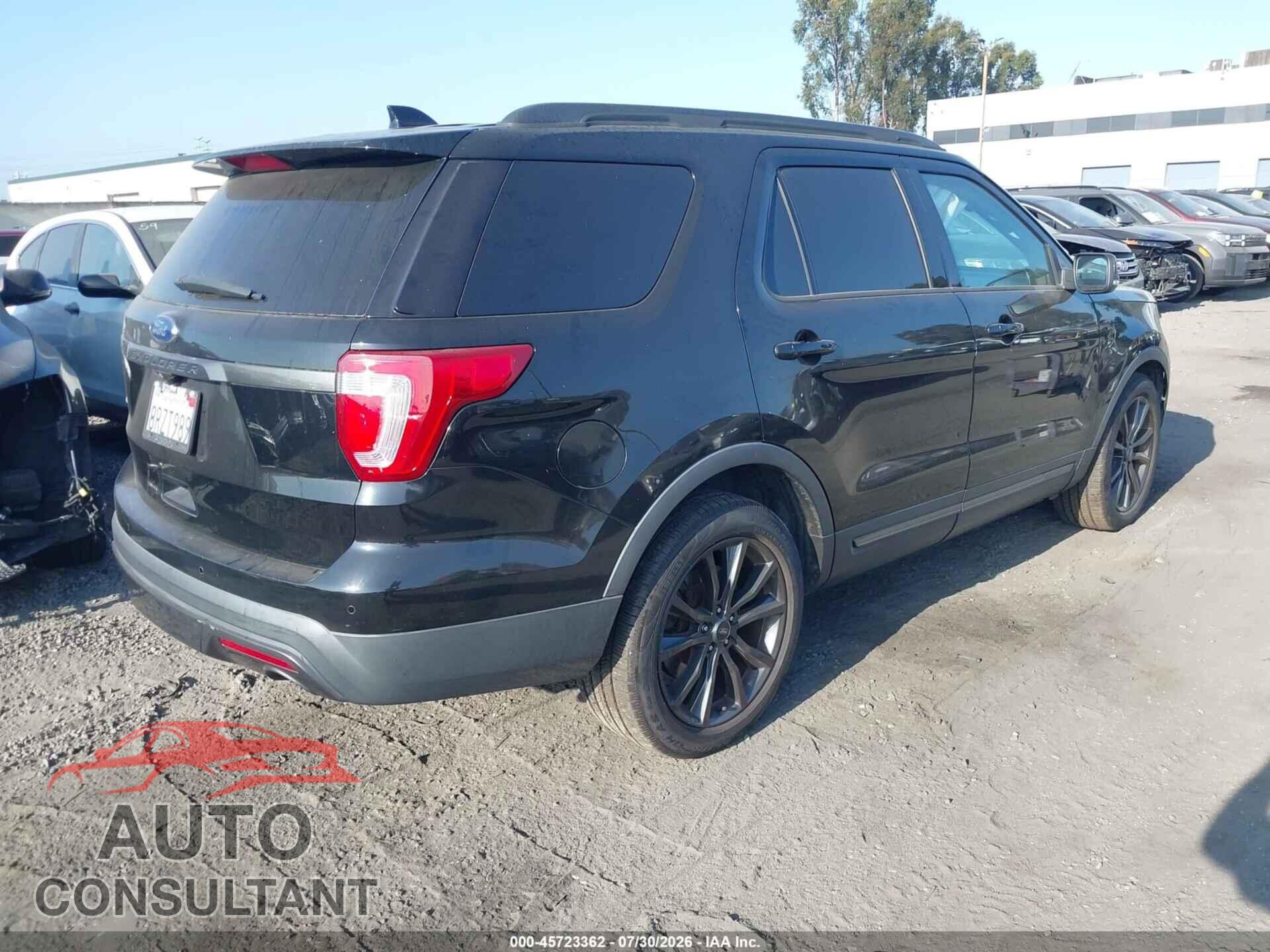 FORD EXPLORER 2017 - 1FM5K7D86HGD12833