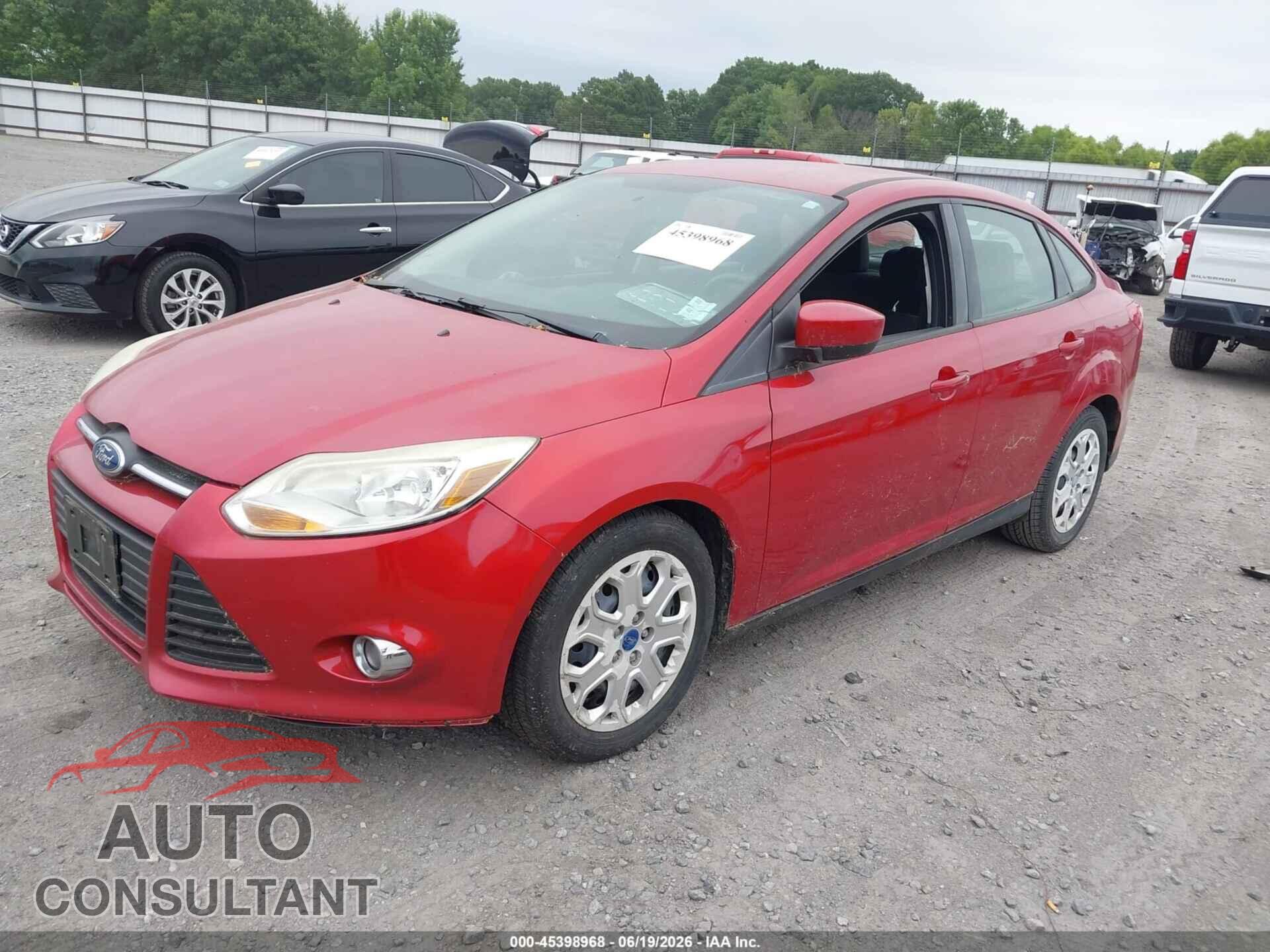 FORD FOCUS 2012 - 1FAHP3F26CL320893