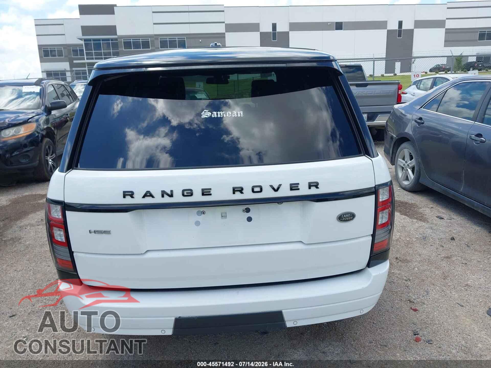 LAND ROVER RANGE ROVER 2014 - SALGS2WF3EA157953
