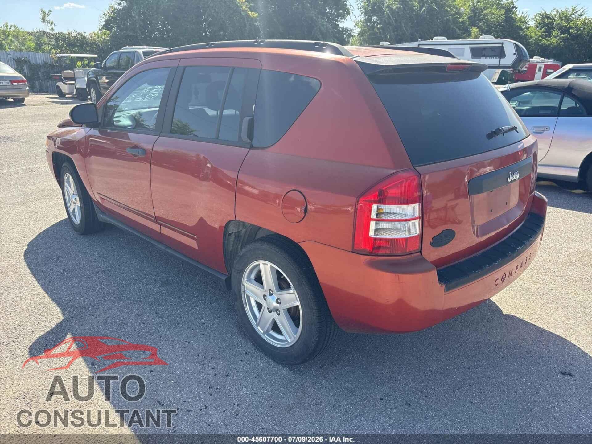 JEEP COMPASS 2009 - 1J8FT47B49D103128