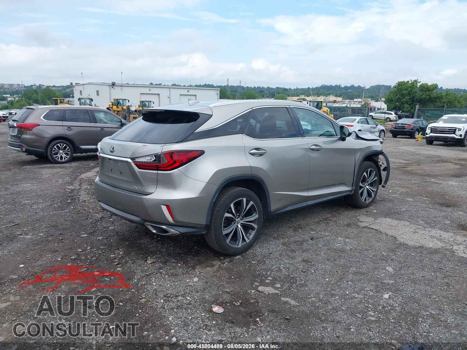 LEXUS RX 2017 - 2T2BZMCA5HC125504