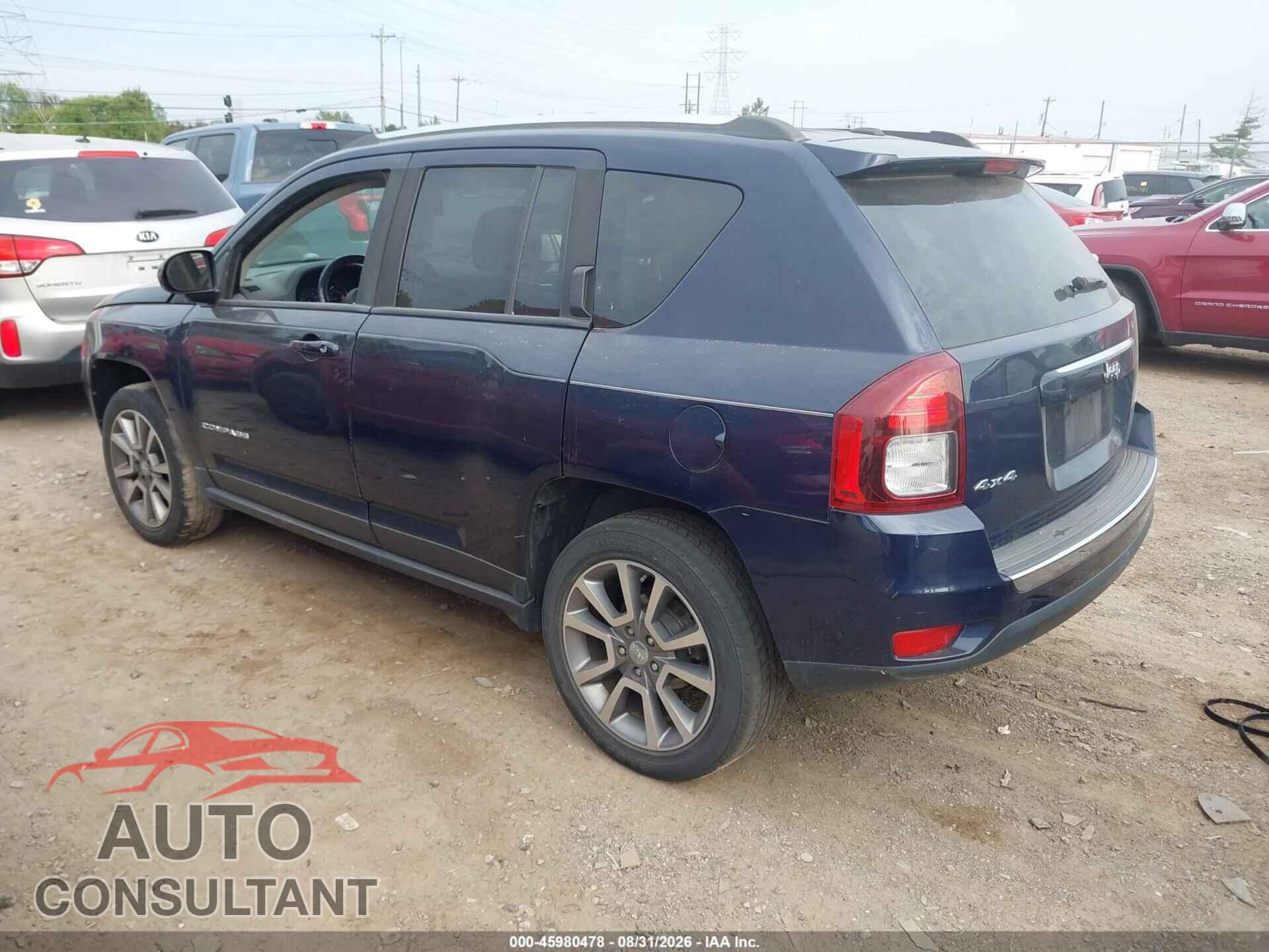JEEP COMPASS 2017 - 1C4NJDEB3HD108766
