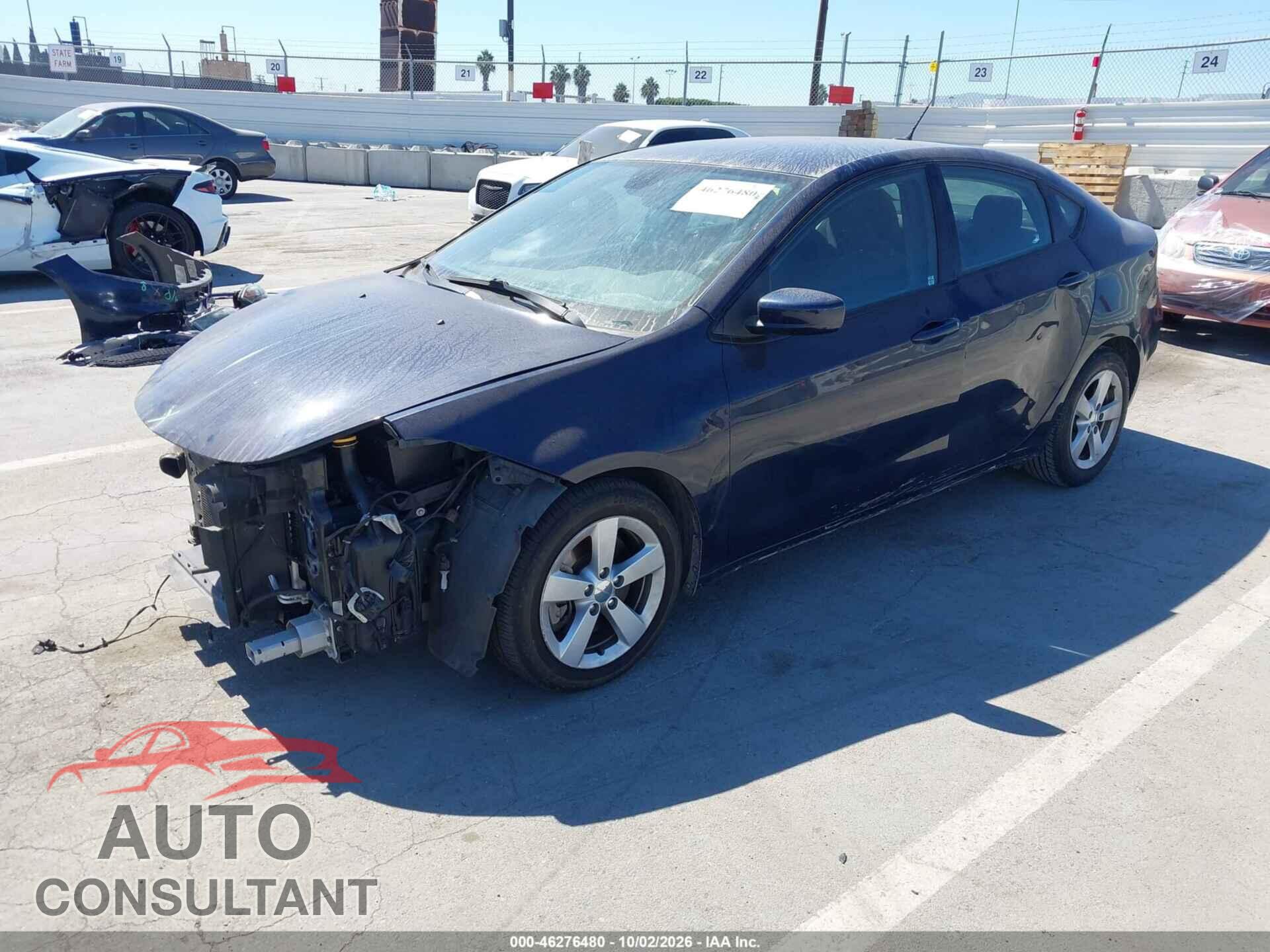 DODGE DART 2015 - 1C3CDFBB2FD187072