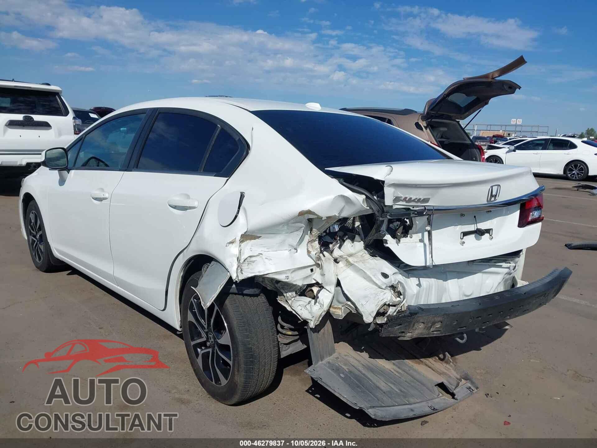 HONDA CIVIC 2013 - 19XFB2F99DE082703