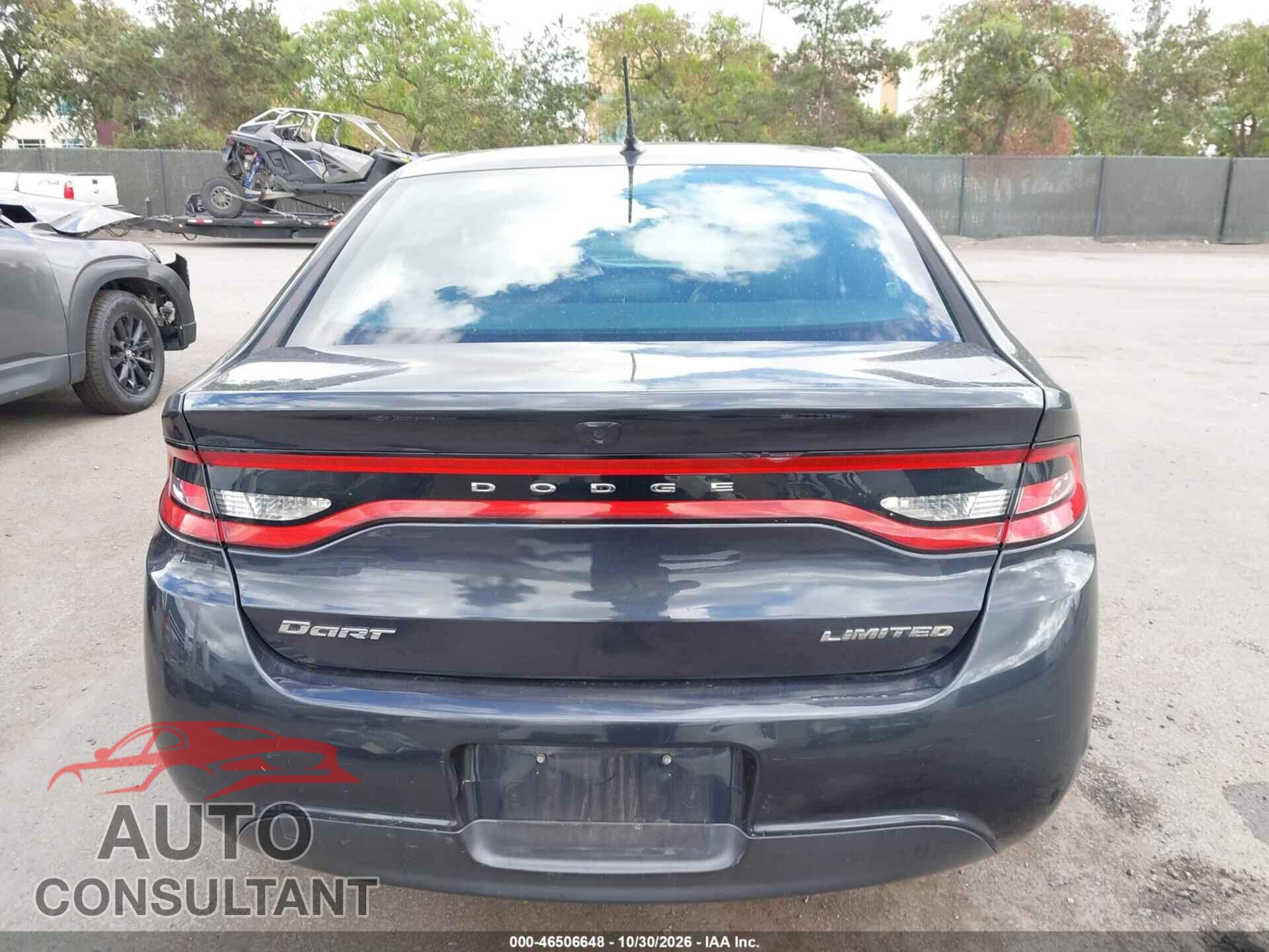 DODGE DART 2013 - 1C3CDFCA0DD119646