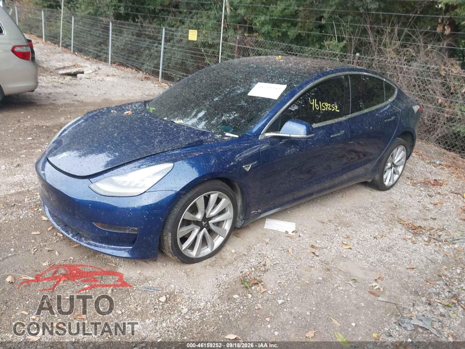 TESLA MODEL 3 2018 - 5YJ3E1EB0JF117451