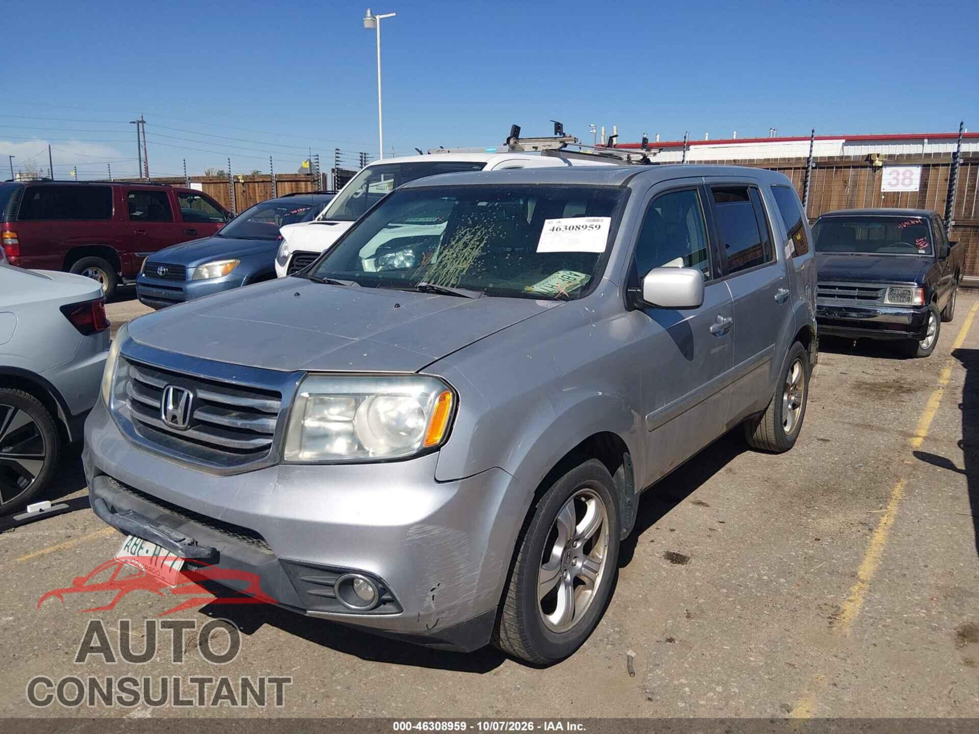 HONDA PILOT 2012 - 5FNYF4H71CB085446