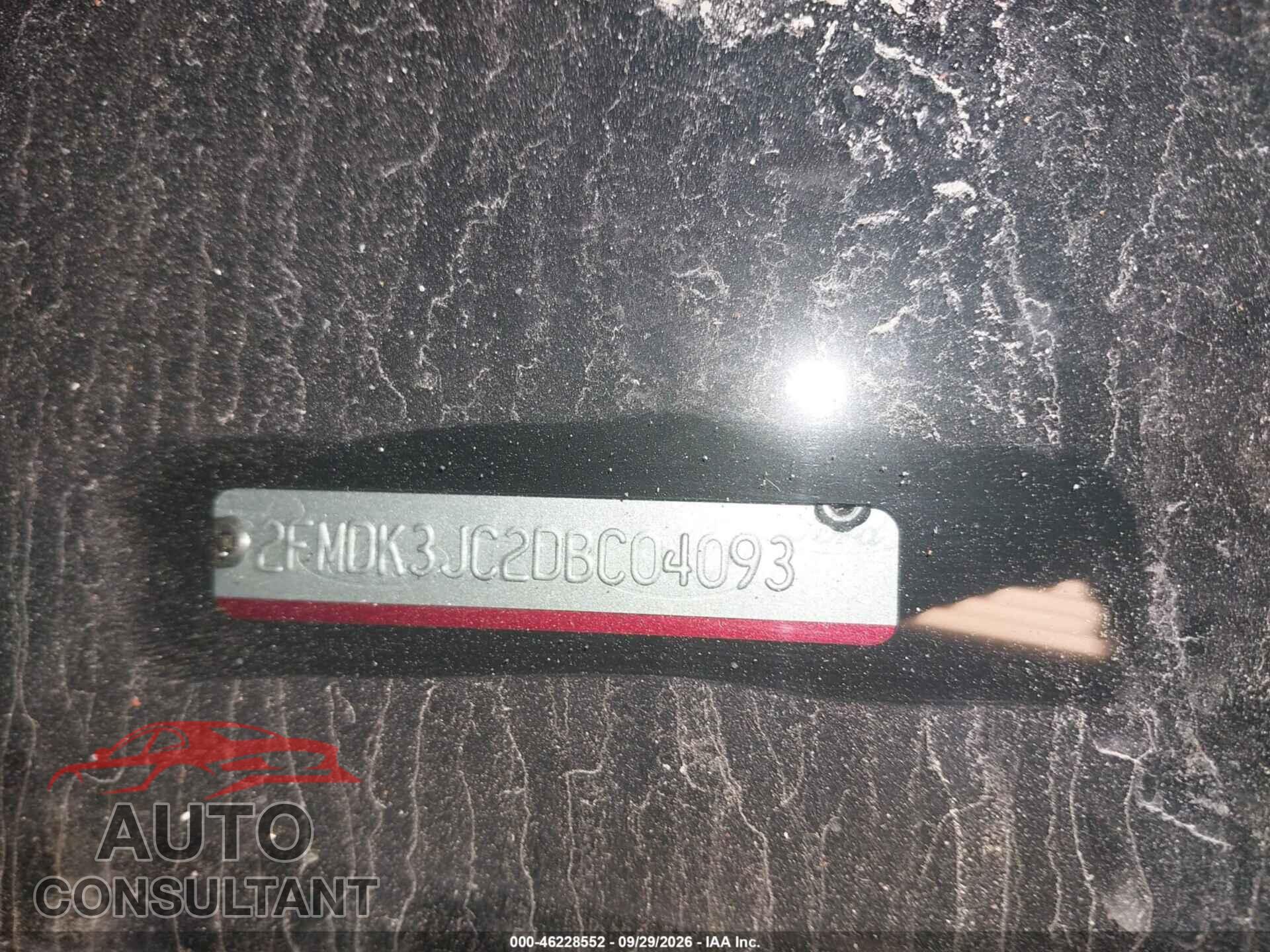 FORD EDGE 2013 - 2FMDK3JC2DBC04093
