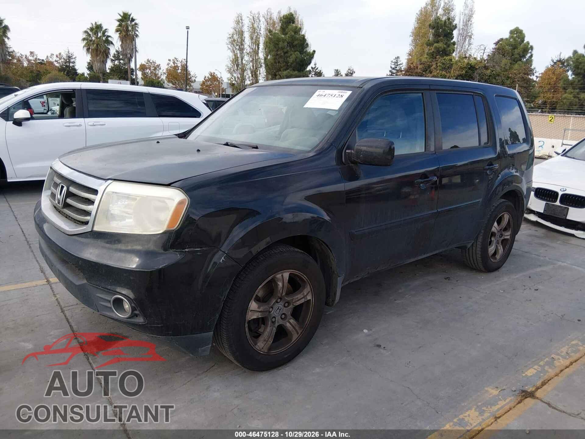 HONDA PILOT 2012 - 5FNYF3H49CB044028