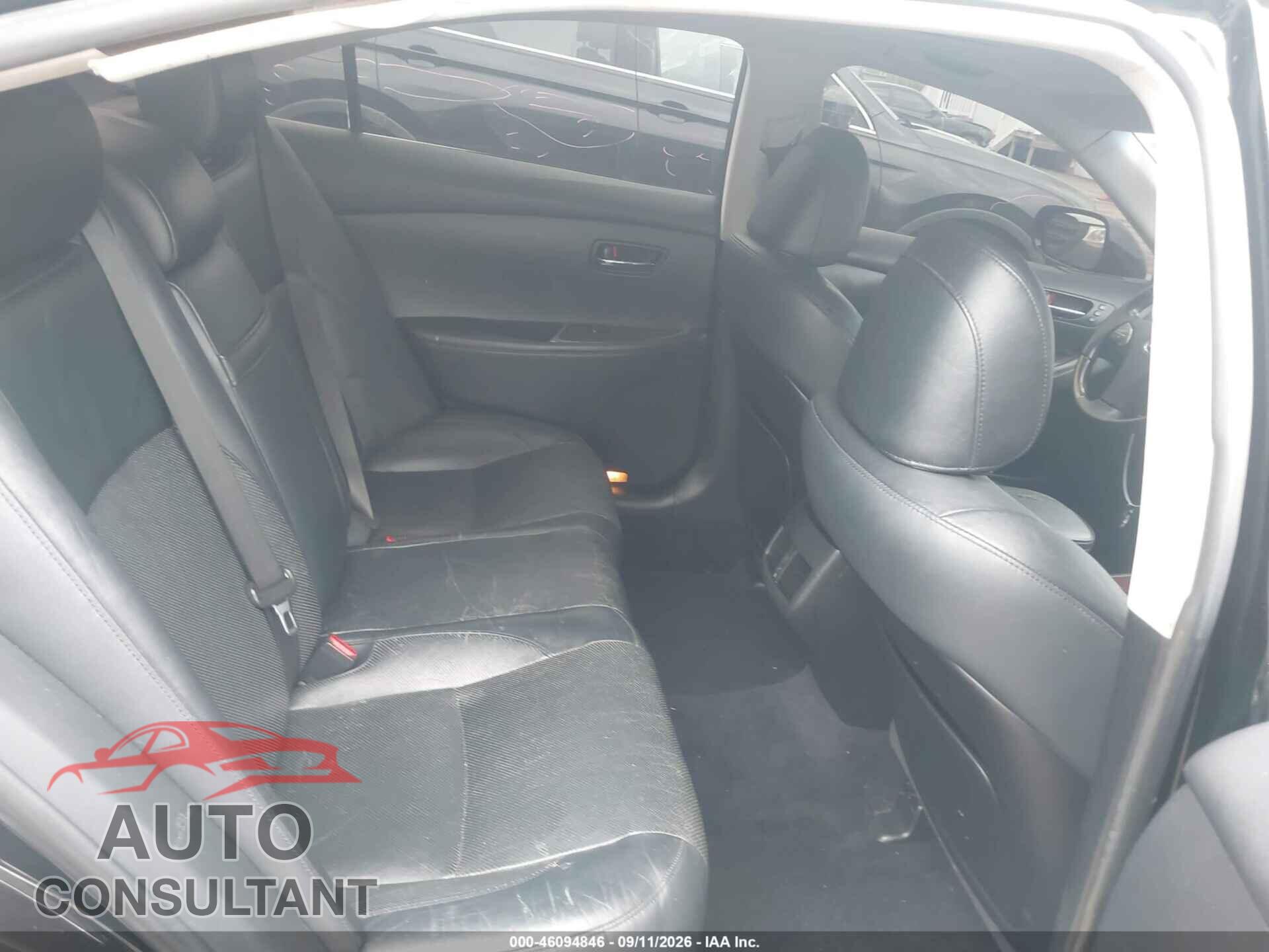 LEXUS ES 350 2012 - JTHBK1EG3C2505357