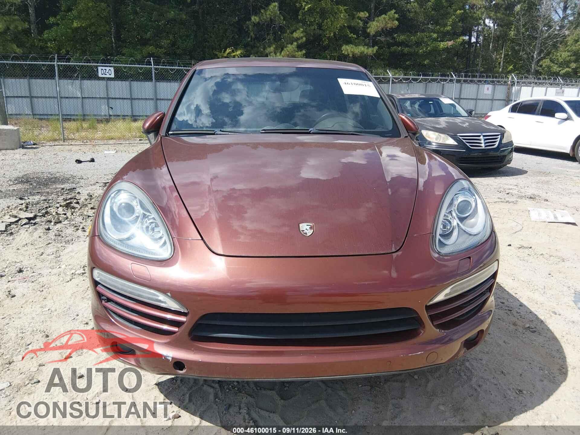 PORSCHE CAYENNE 2013 - WP1AF2A23DLA36573