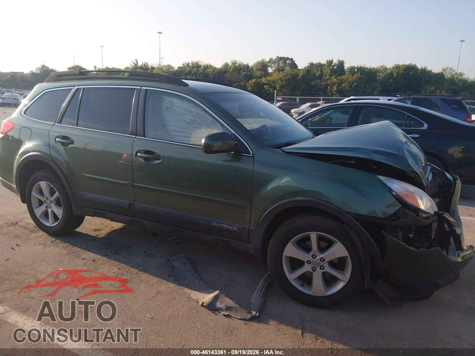 SUBARU OUTBACK 2014 - 4S4BRCDC4E3308519