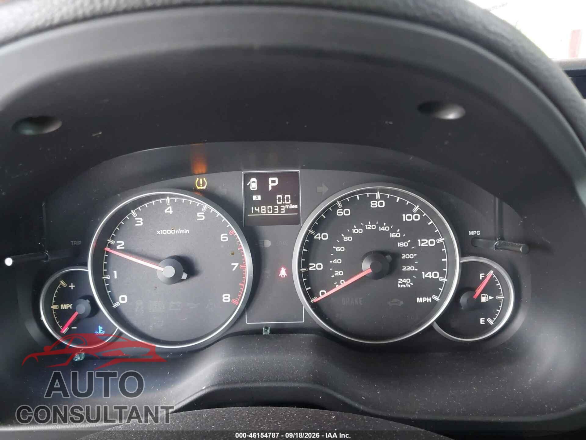 SUBARU OUTBACK 2014 - 4S4BRCCC2E3255014