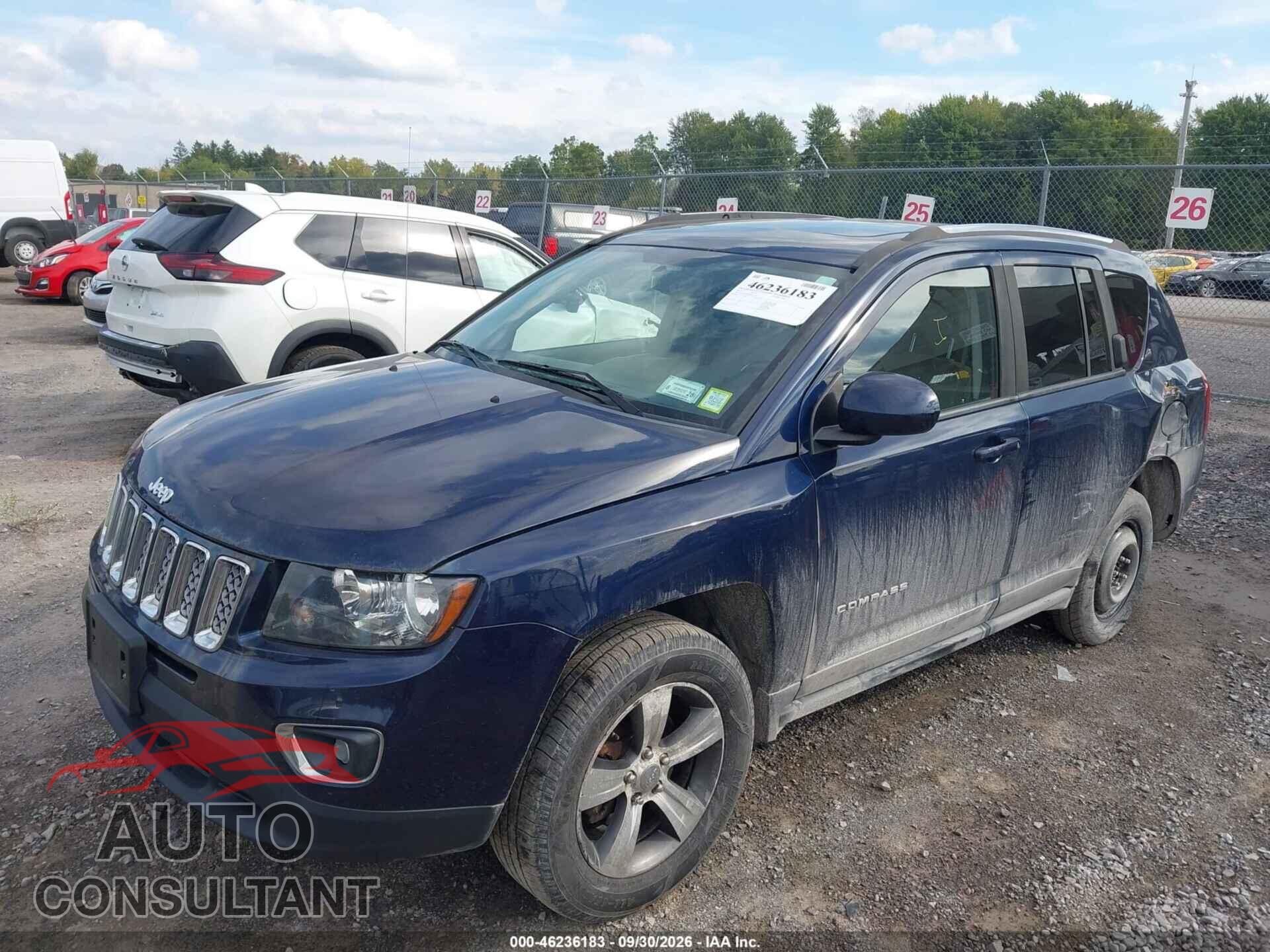 JEEP COMPASS 2017 - 1C4NJDEB4HD103205