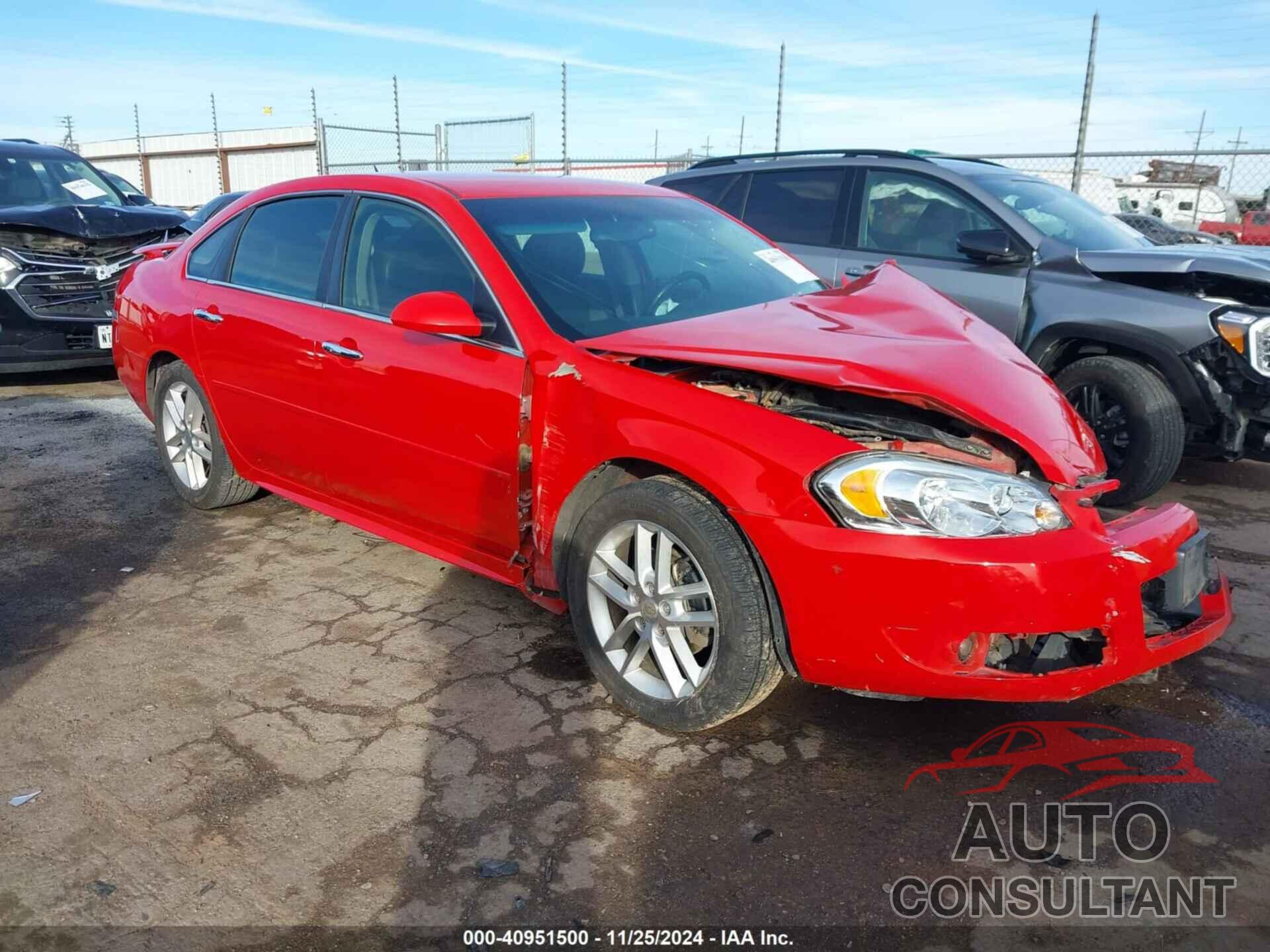 CHEVROLET IMPALA 2013 - 2G1WC5E36D1221400