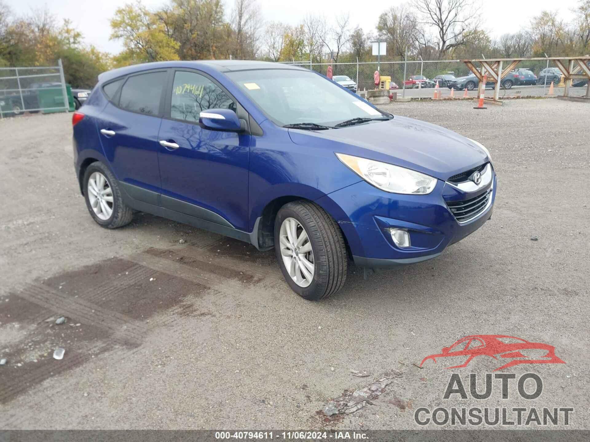 HYUNDAI TUCSON 2013 - KM8JU3AC7DU662638