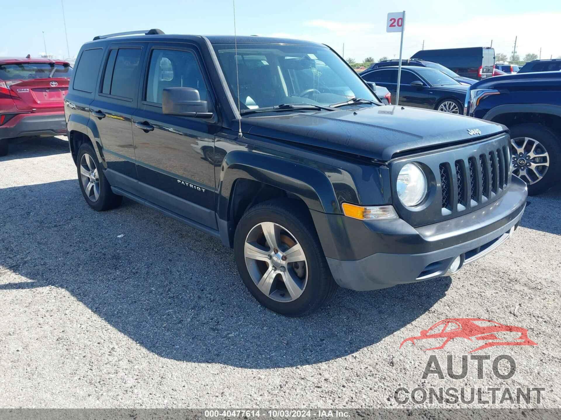 JEEP PATRIOT 2016 - 1C4NJPFA6GD748542