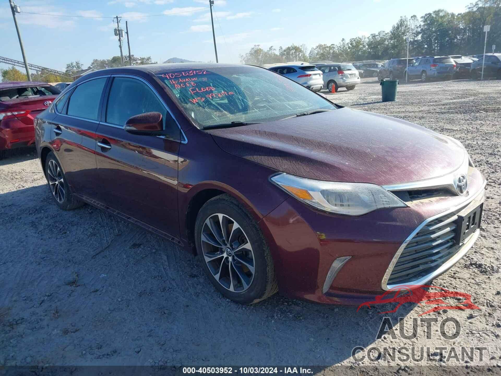 TOYOTA AVALON 2016 - 4T1BK1EB7GU212122