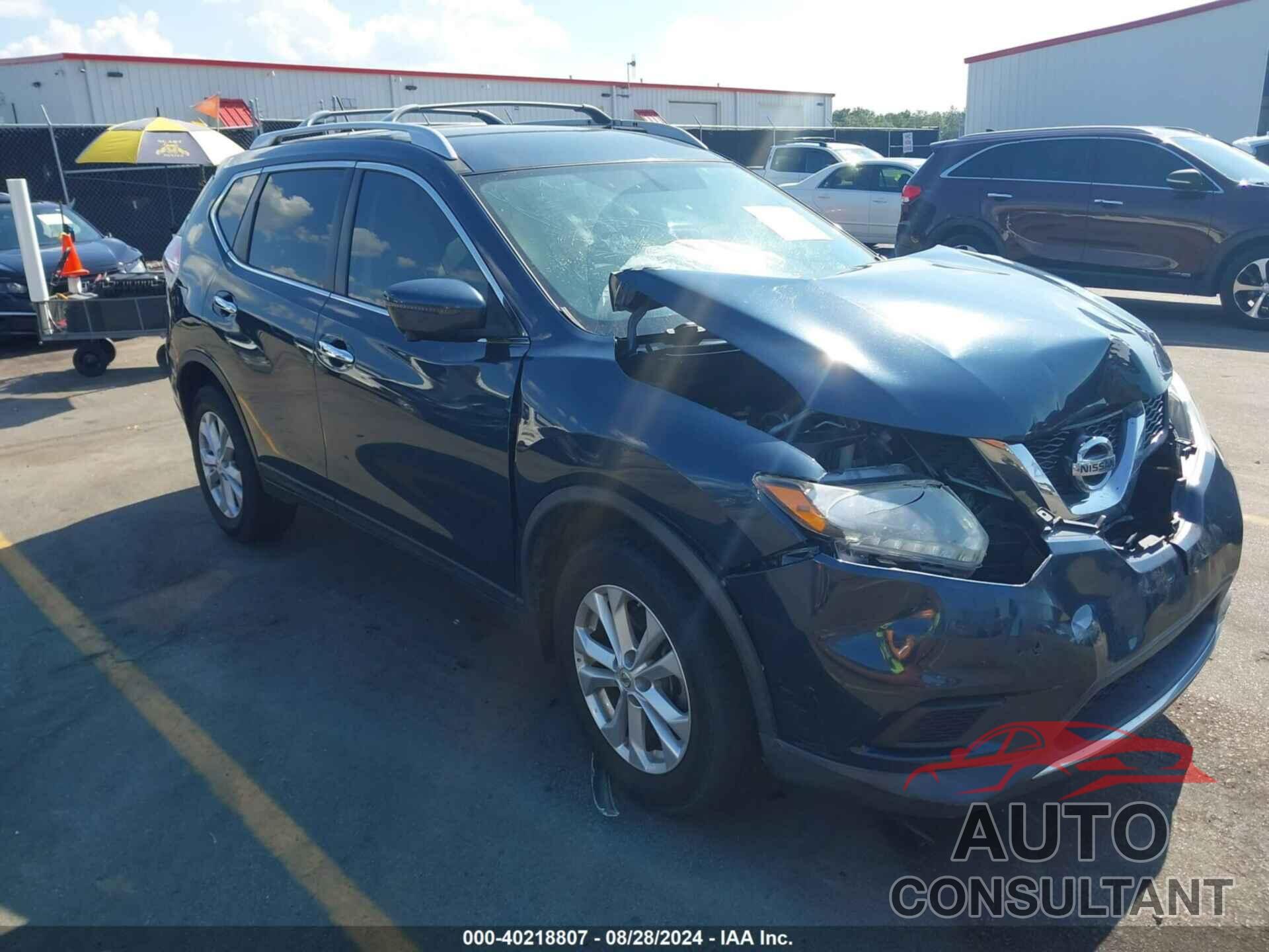 NISSAN ROGUE 2016 - KNMAT2MTXGP642559