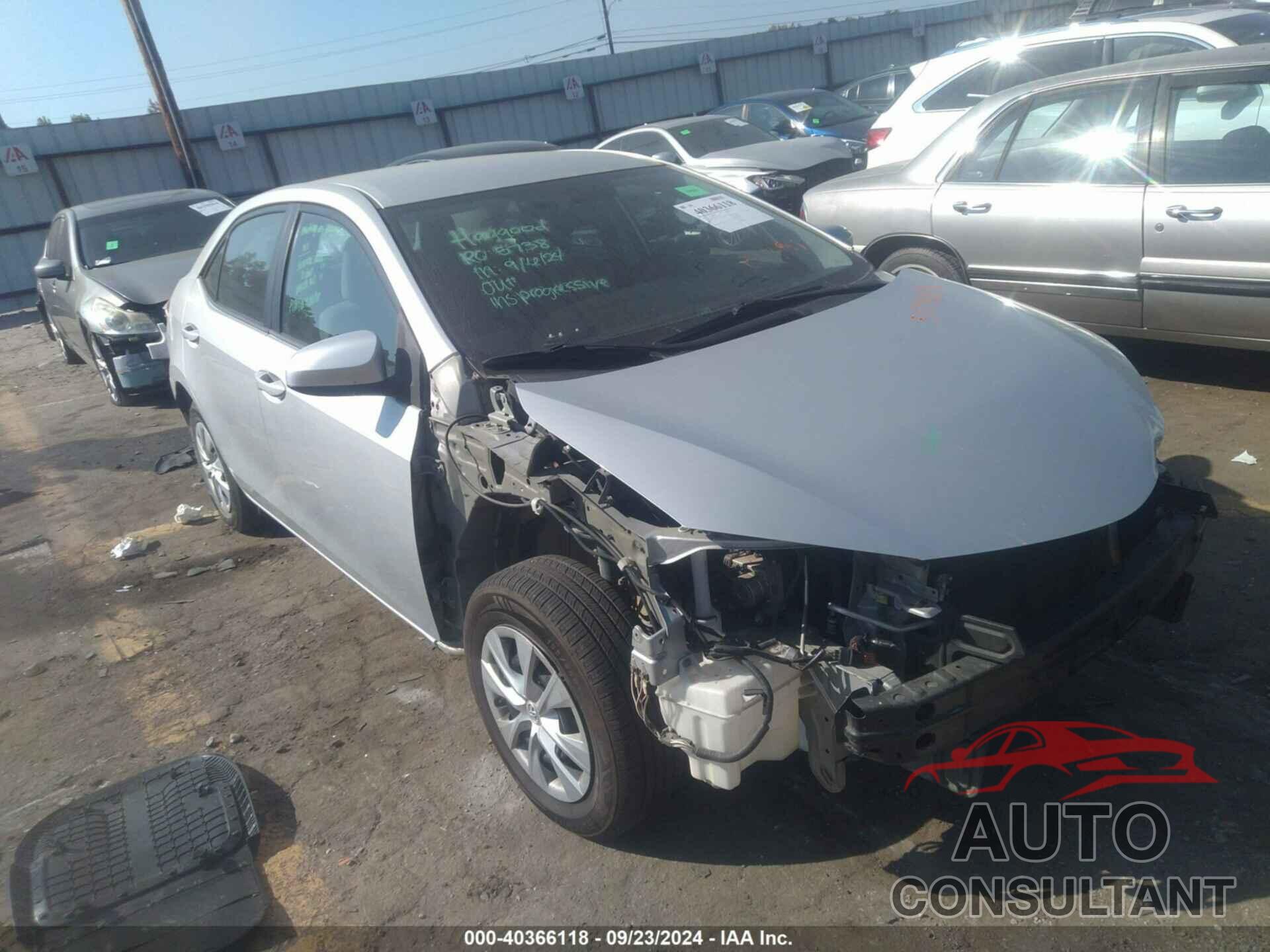TOYOTA COROLLA 2016 - 2T1BURHE5GC517909
