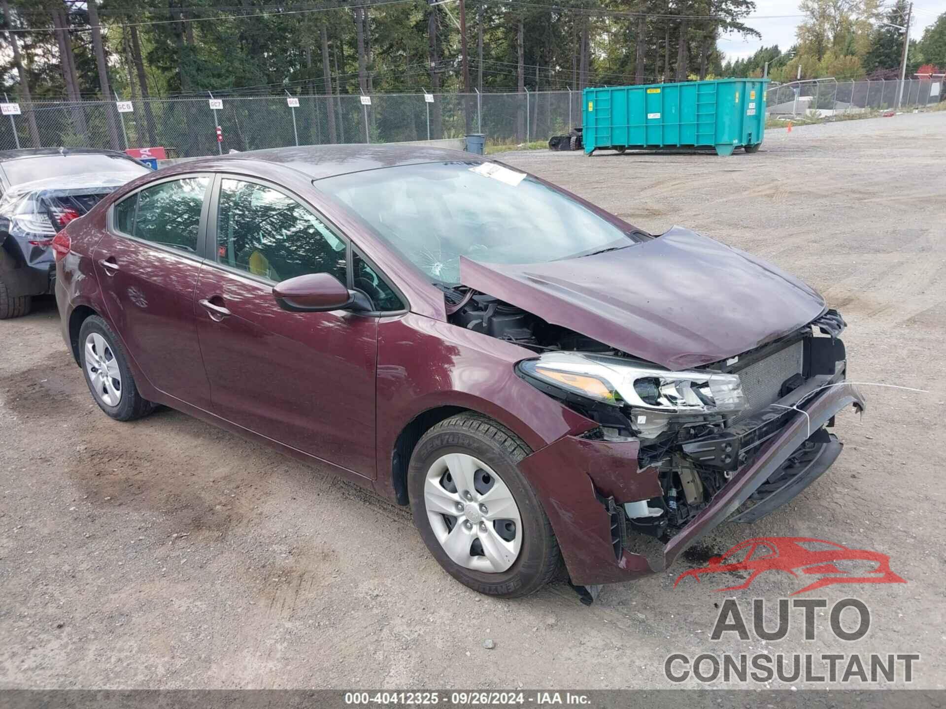 KIA FORTE 2018 - 3KPFL4A77JE209460