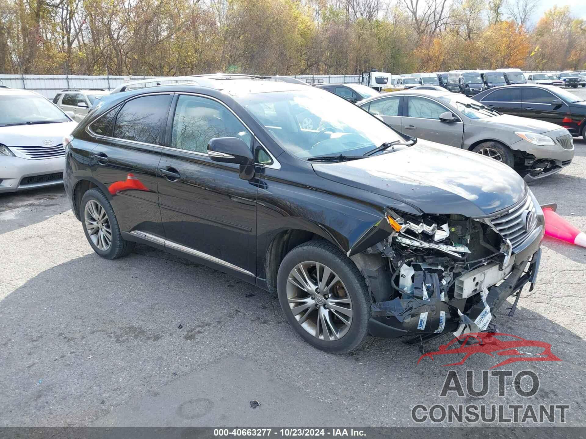 LEXUS RX 450H 2013 - JTJBC1BA5D2053554