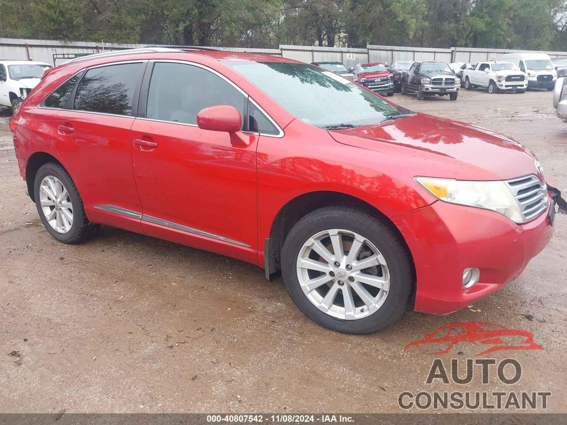 TOYOTA VENZA 2012 - 4T3ZA3BB2CU058213