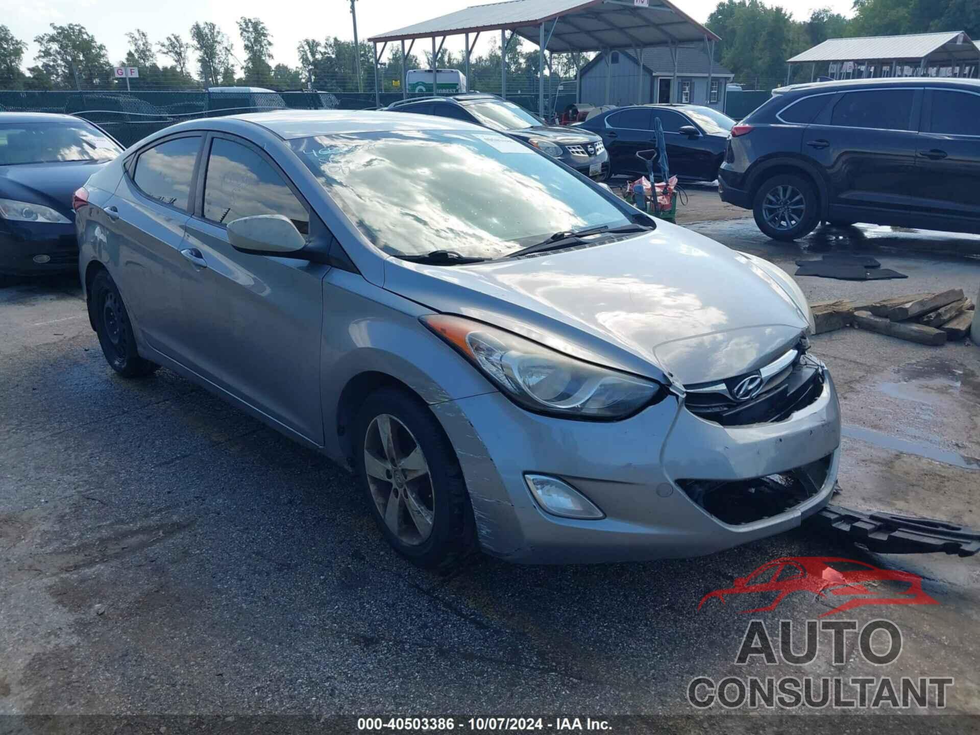 HYUNDAI ELANTRA 2012 - KMHDH4AE8CU186391